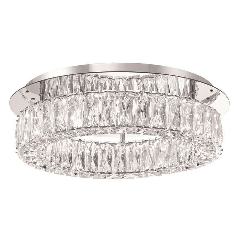 Kinsley 18 Inch Flush Mount by Crystorama