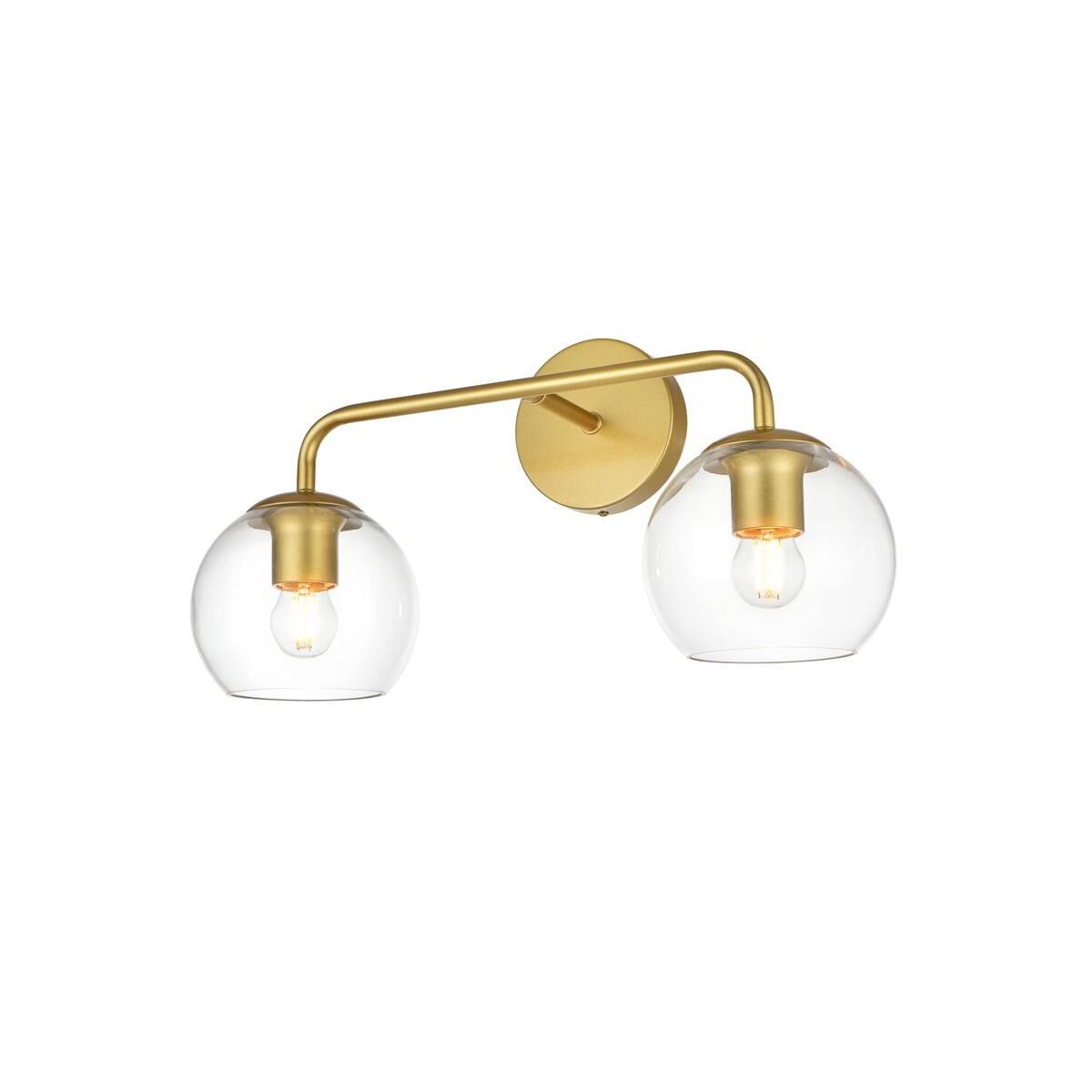 Genesis 19 Inch 2 Light Bath Vanity Light by Elegant Lighting