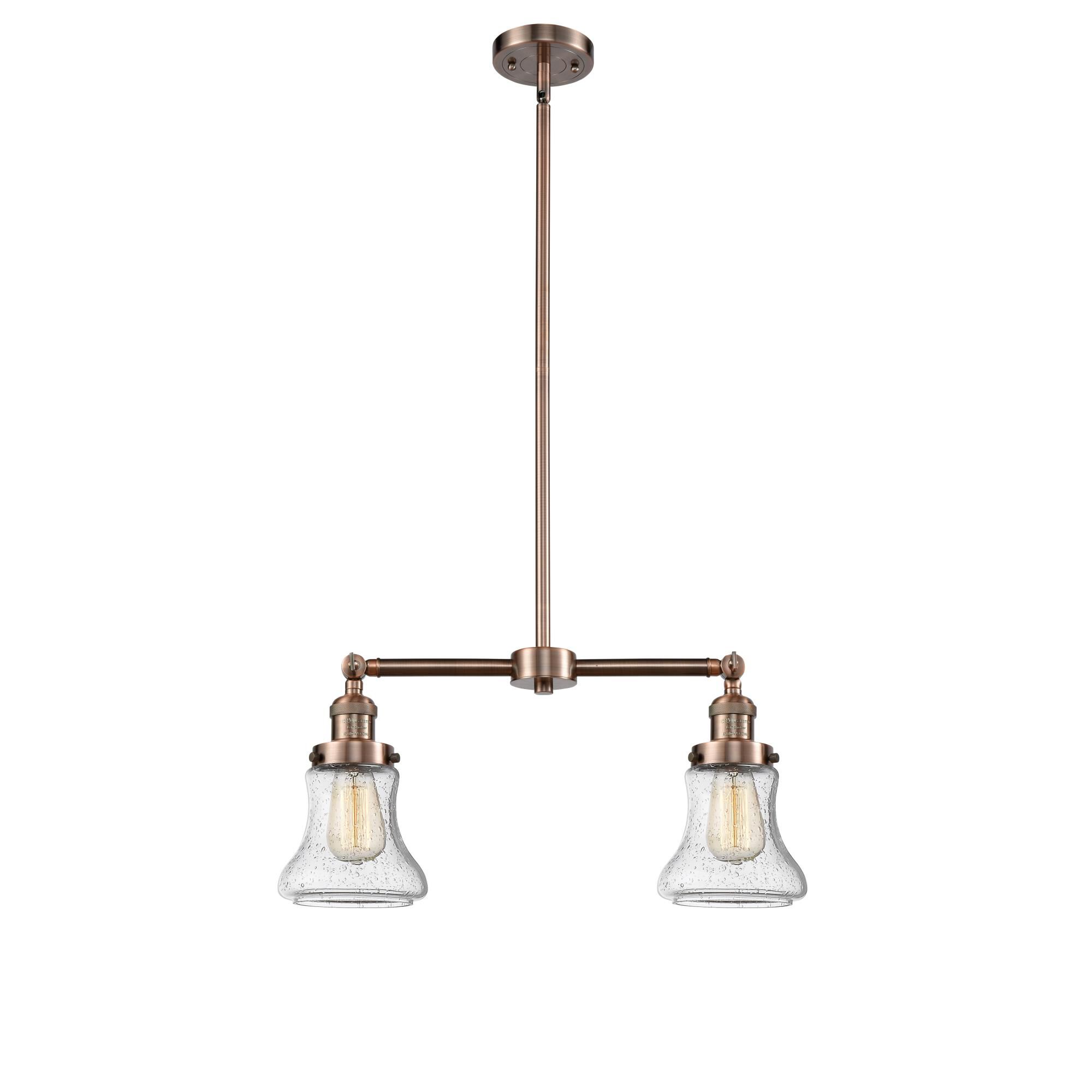 Bruno Marashlian Bellmont 21 Inch 2 Light Mini Chandelier by Innovations Lighting