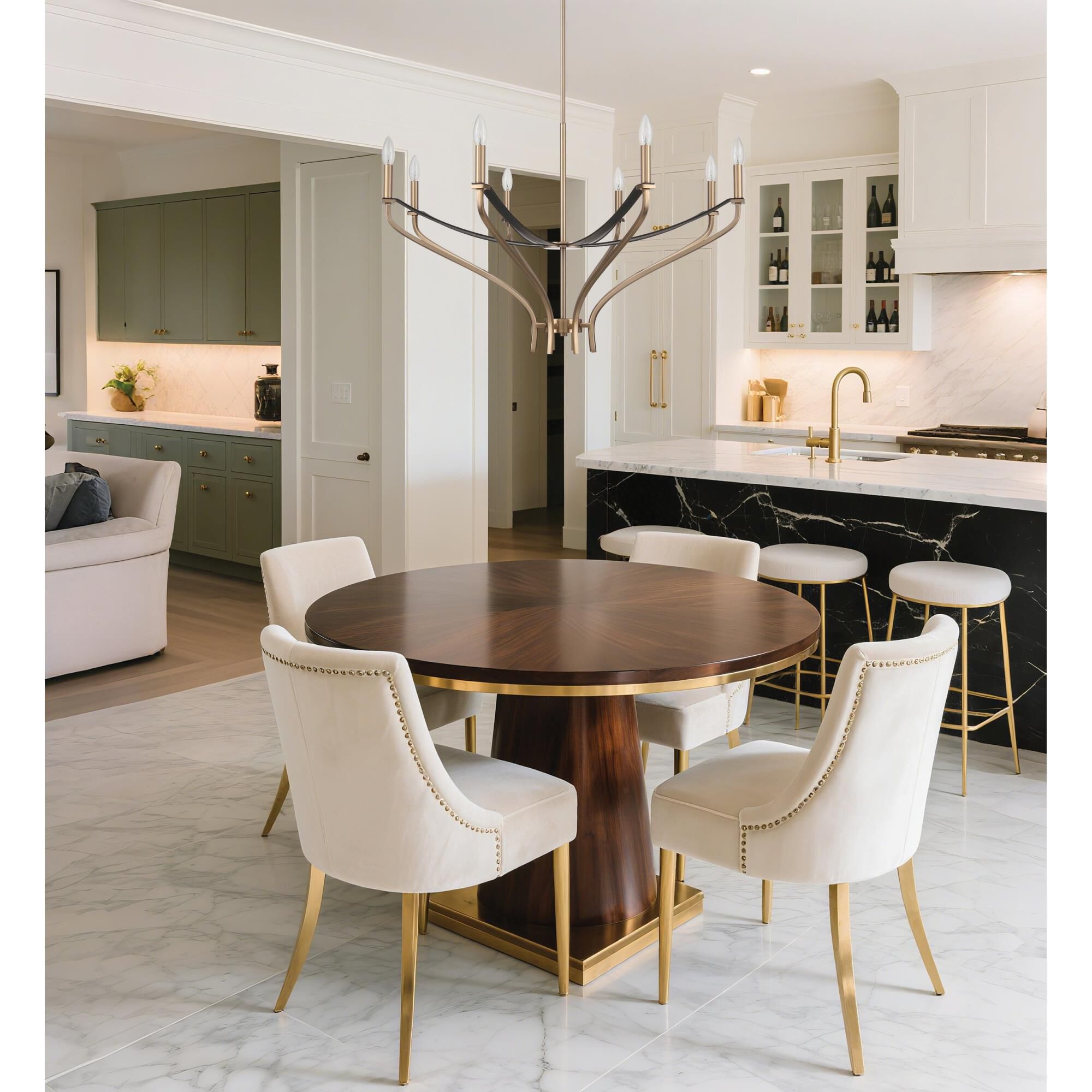 Sussex 37 Inch Chandelier by Eglo Lighting