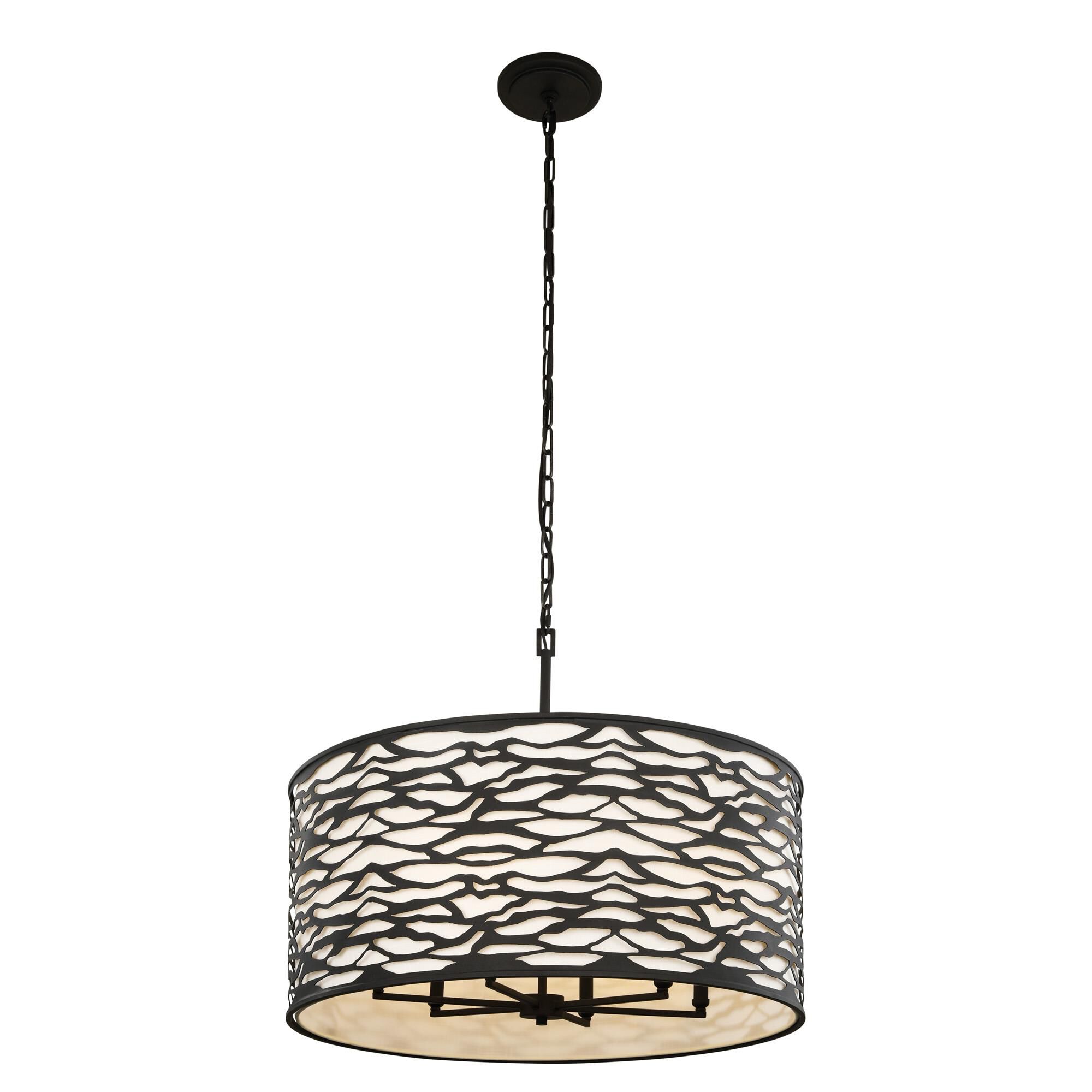 Shown in Carbon Black finish and Bone Linen shade