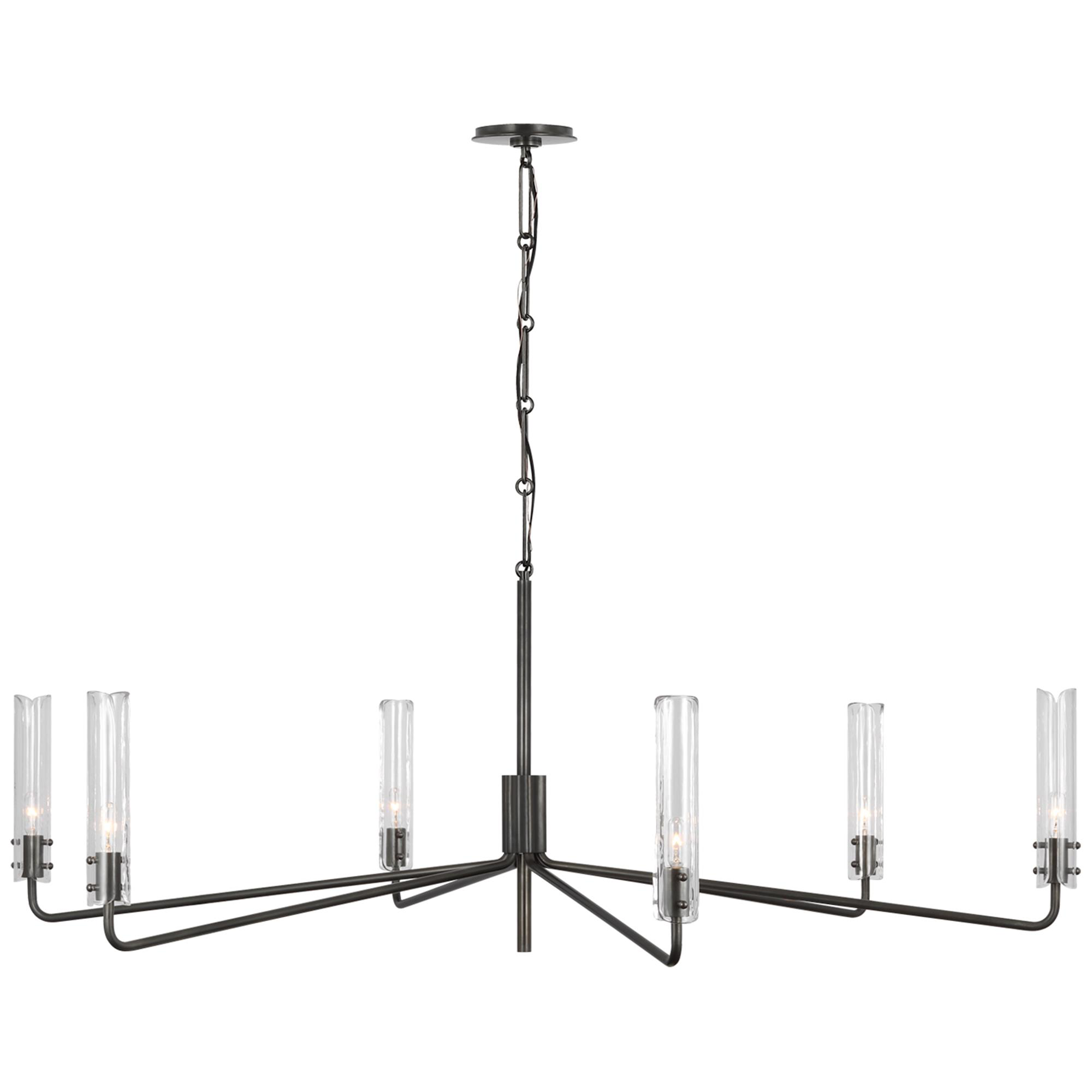 Shown in Bronze finish and Clear glass