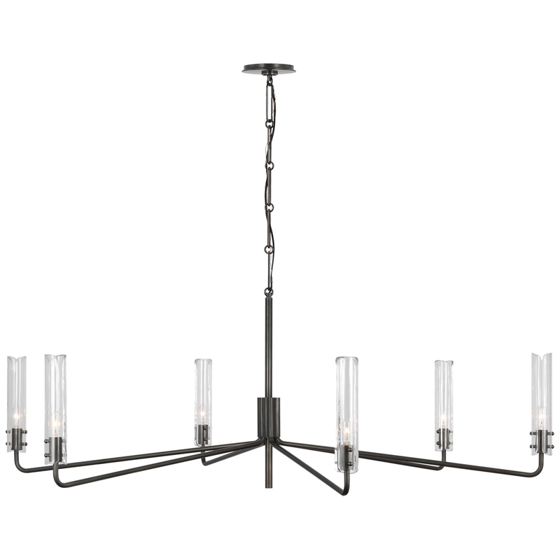 AERIN Casoria 56 Inch 6 Light LED Chandelier by Visual Comfort Signature Collection