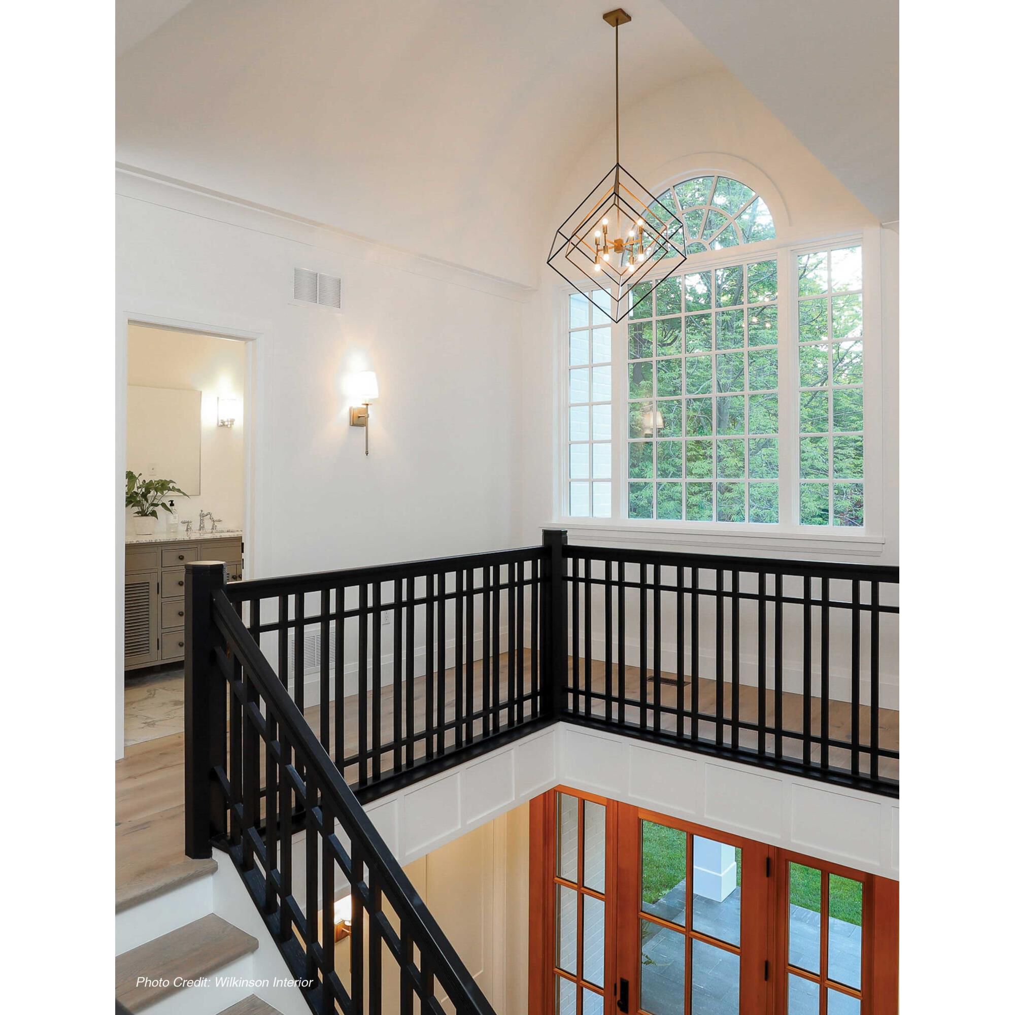 Kappa 27 Inch 8 Light LED Chandelier by Dainolite