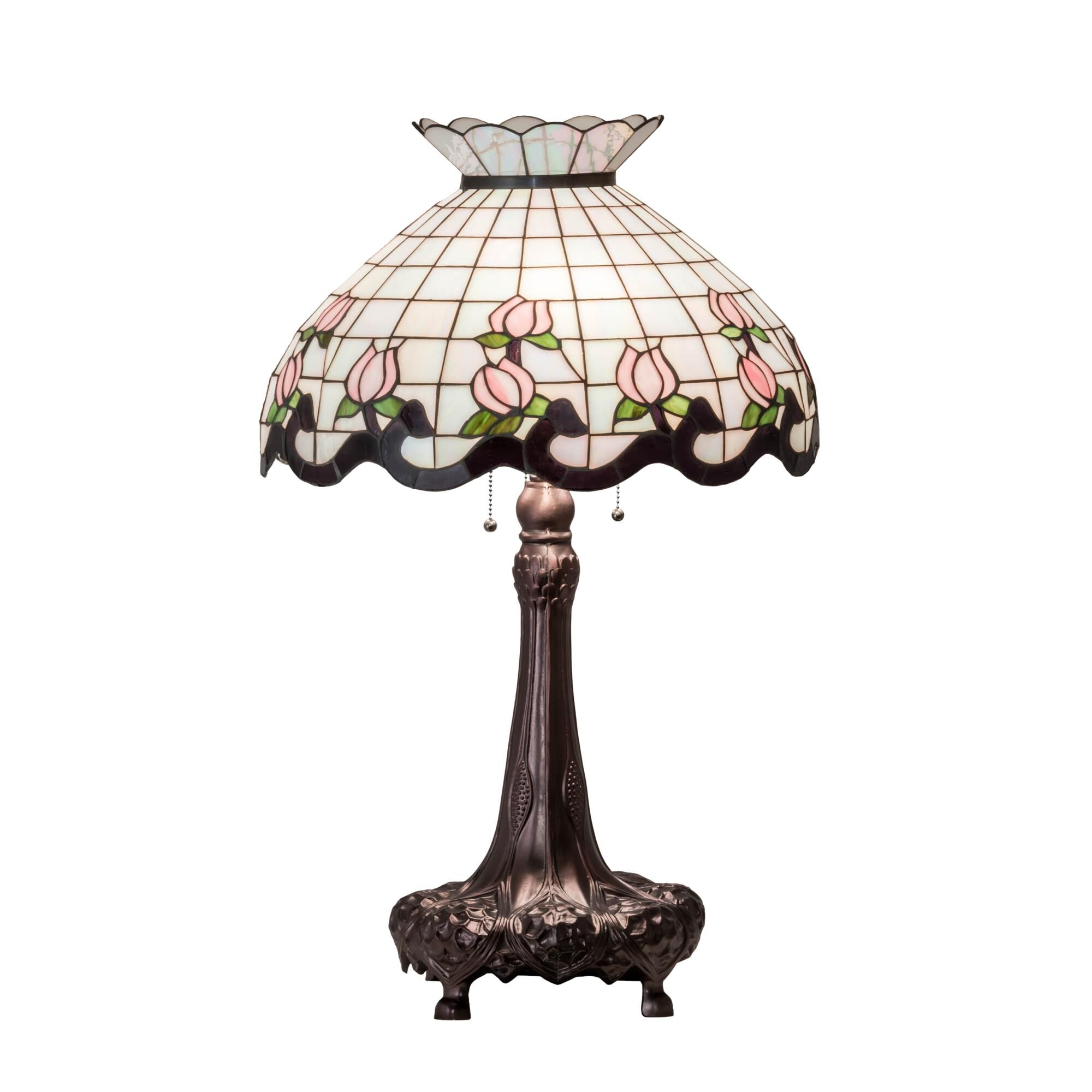 Roseborder 33 Inch Table Lamp by Meyda Lighting