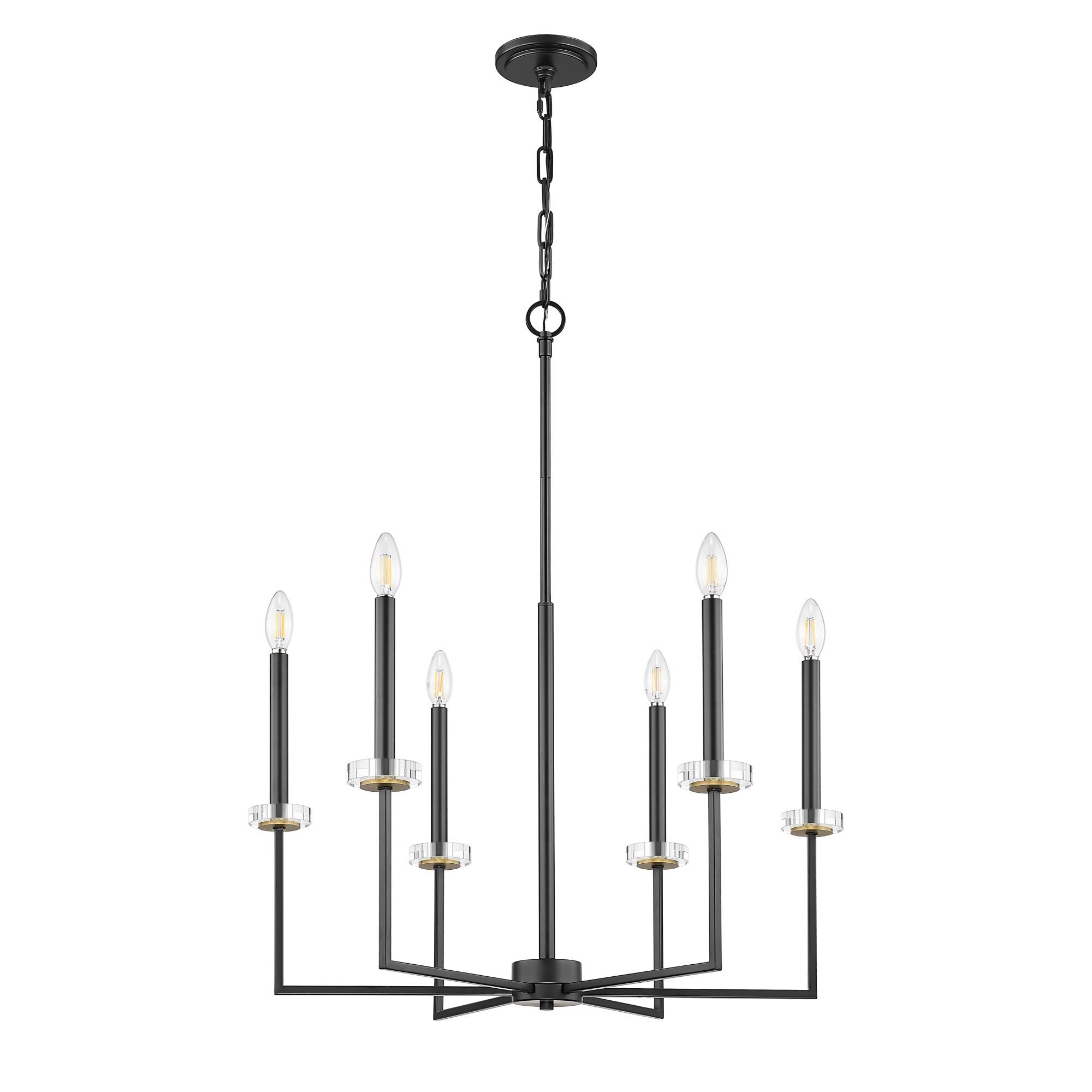 Shown in Matte Black and Modern Gold finish