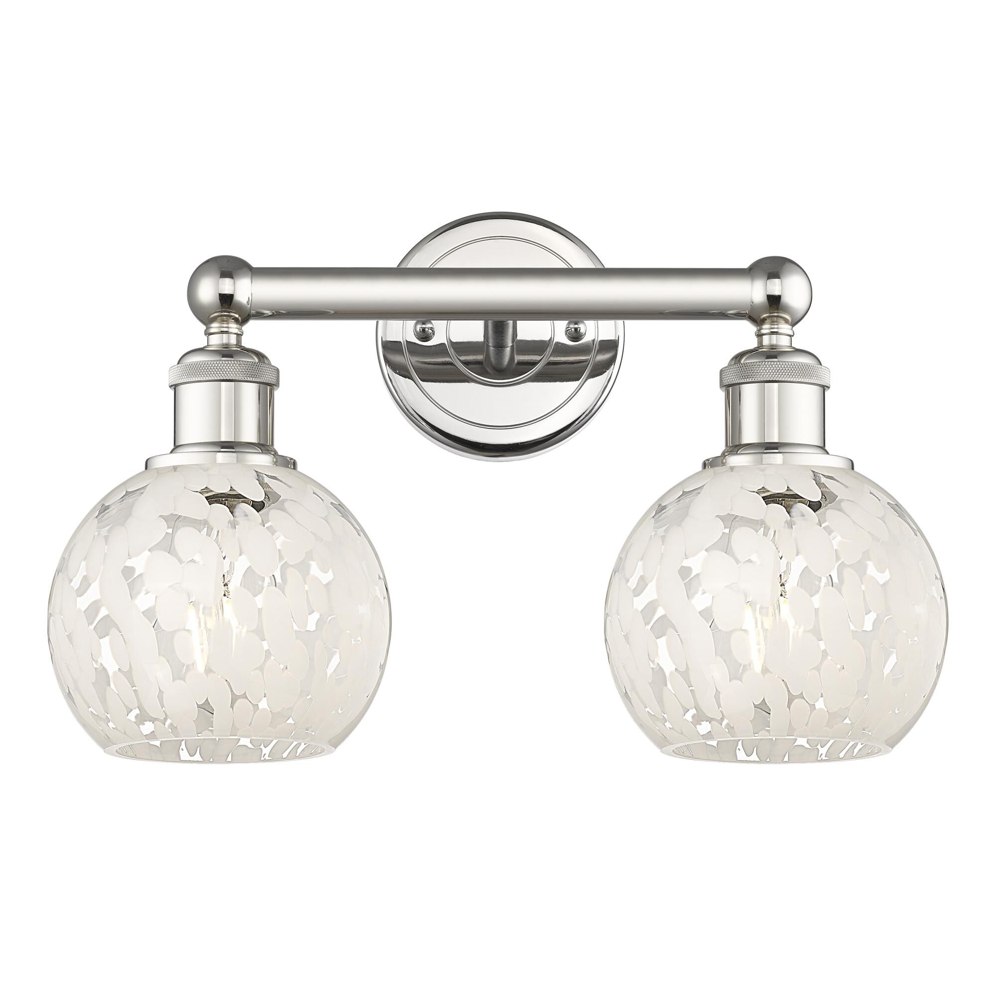 Bruno Marashlian White Mouchette 15 Inch Bath Vanity Light by Innovations Lighting
