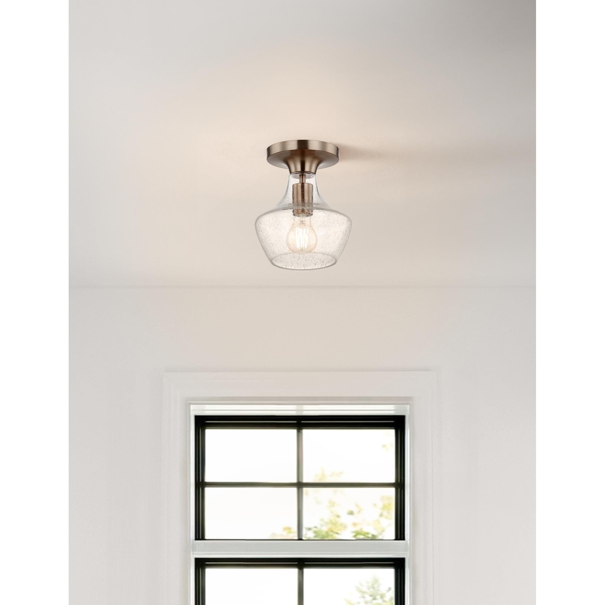 Fusion - Harlow 8 Inch Semi Flush Mount by Justice Design Group