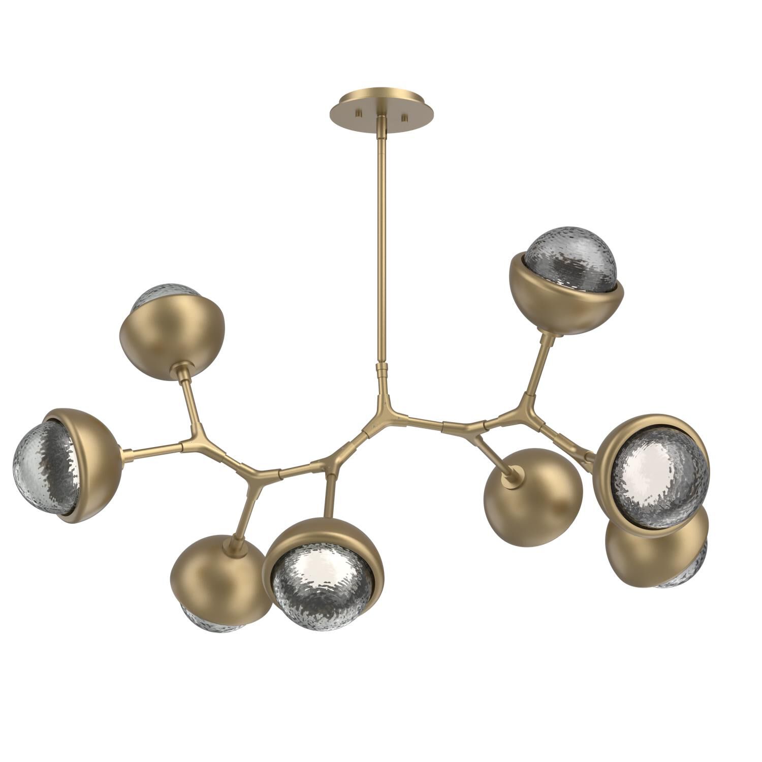 Levi Wilson Cabochon 38 Inch Linear Suspension Light by Hammerton Studio