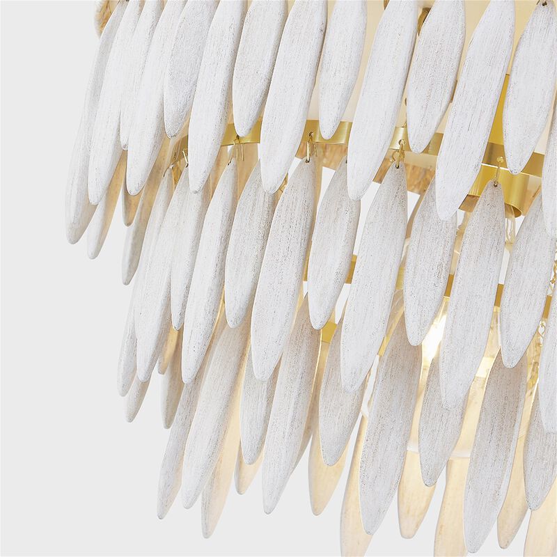 Tiffany 18 Inch Semi Flush Mount by Mitzi