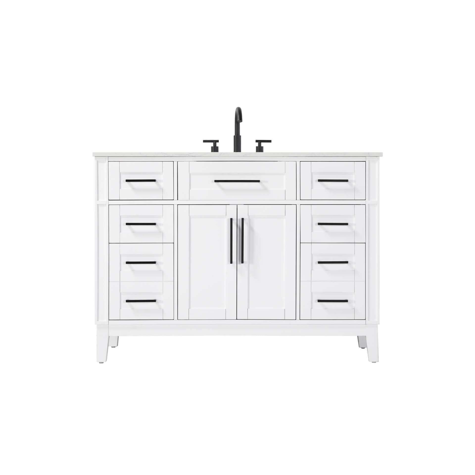 Shown in White finish