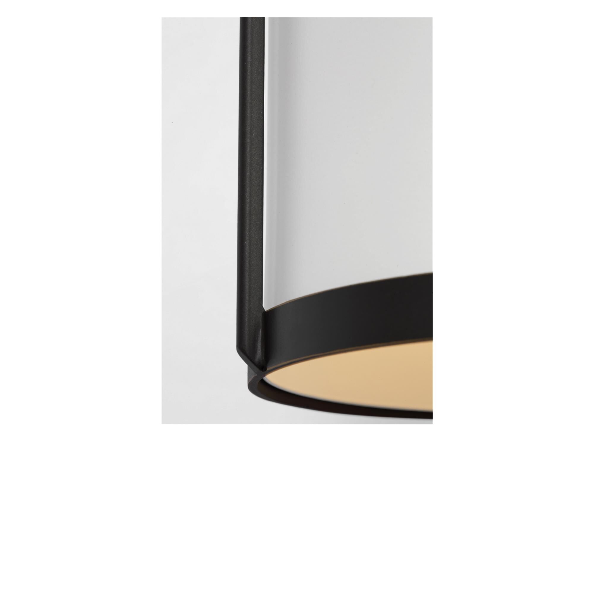 Shown in Antique Bronze finish and White Aluminum shade