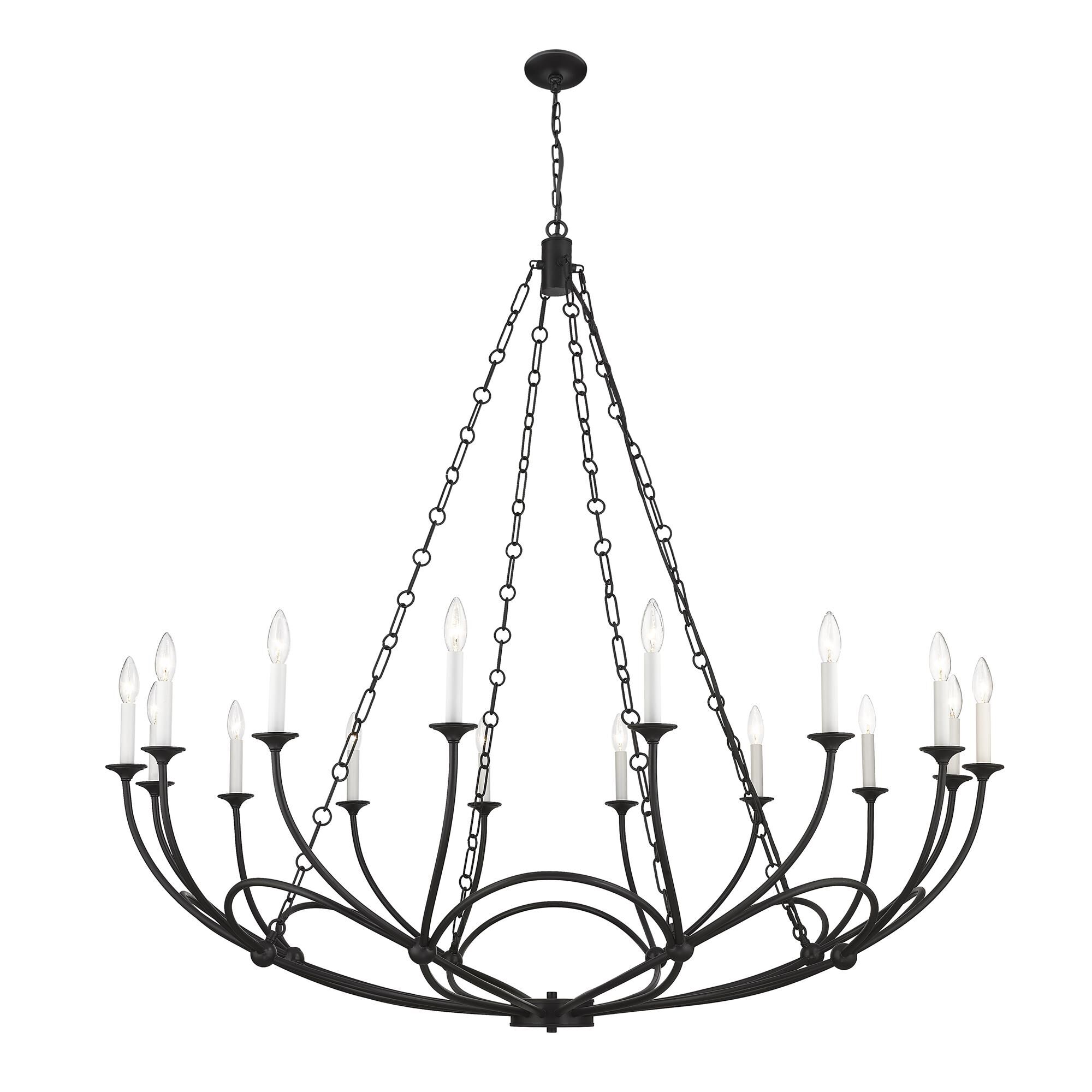 Shown in Matte Black finish and Steel shade