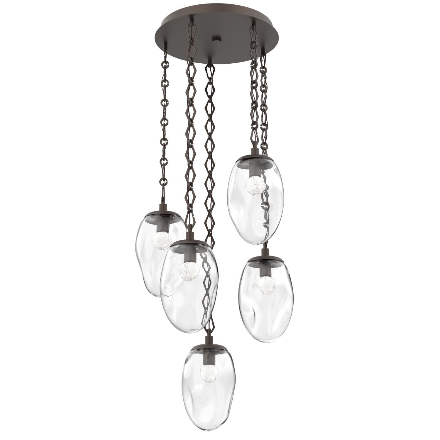 Levi Wilson Meteo Led 22 Inch Multi Light Pendant by Hammerton Studio