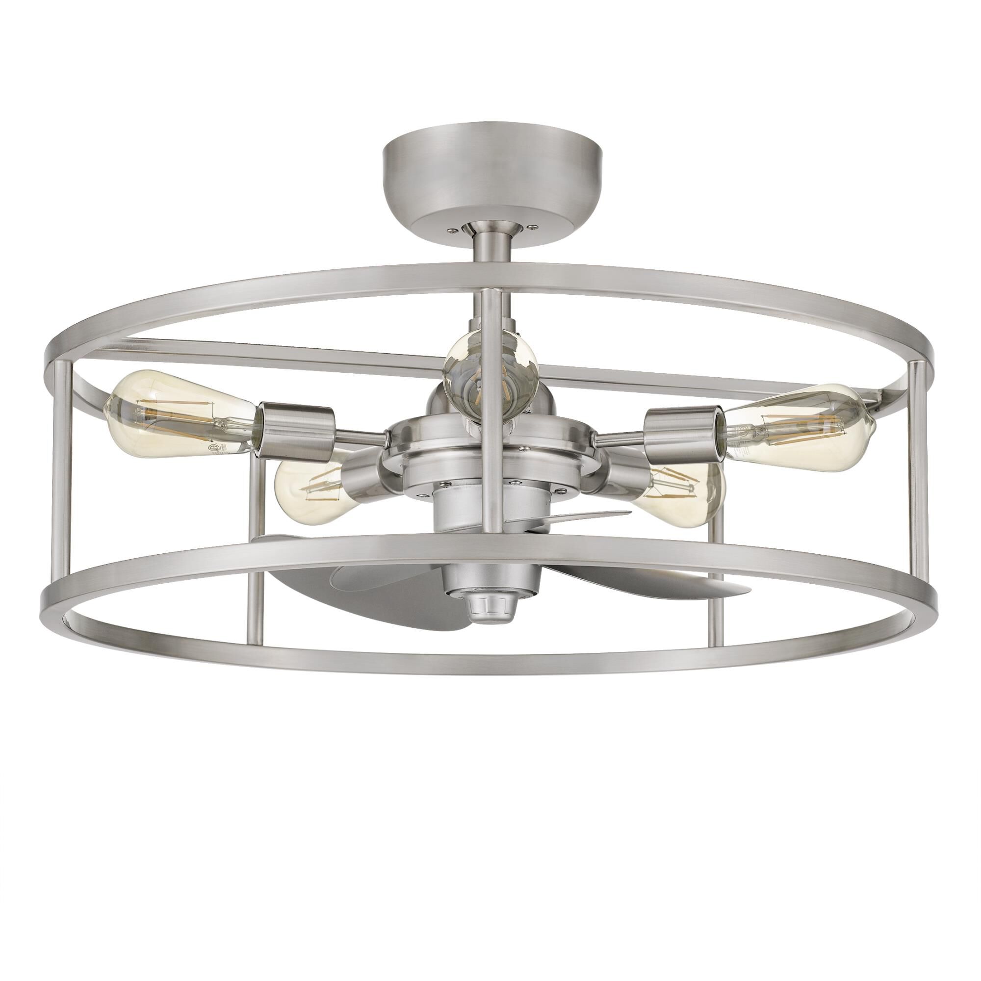 New Harbor 23 Inch Chandelier Ceiling Fan by Quoizel