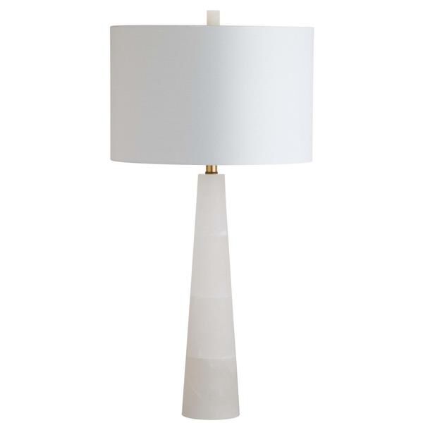 Delilah Alabaster 30 Inch Table Lamp by Safavieh