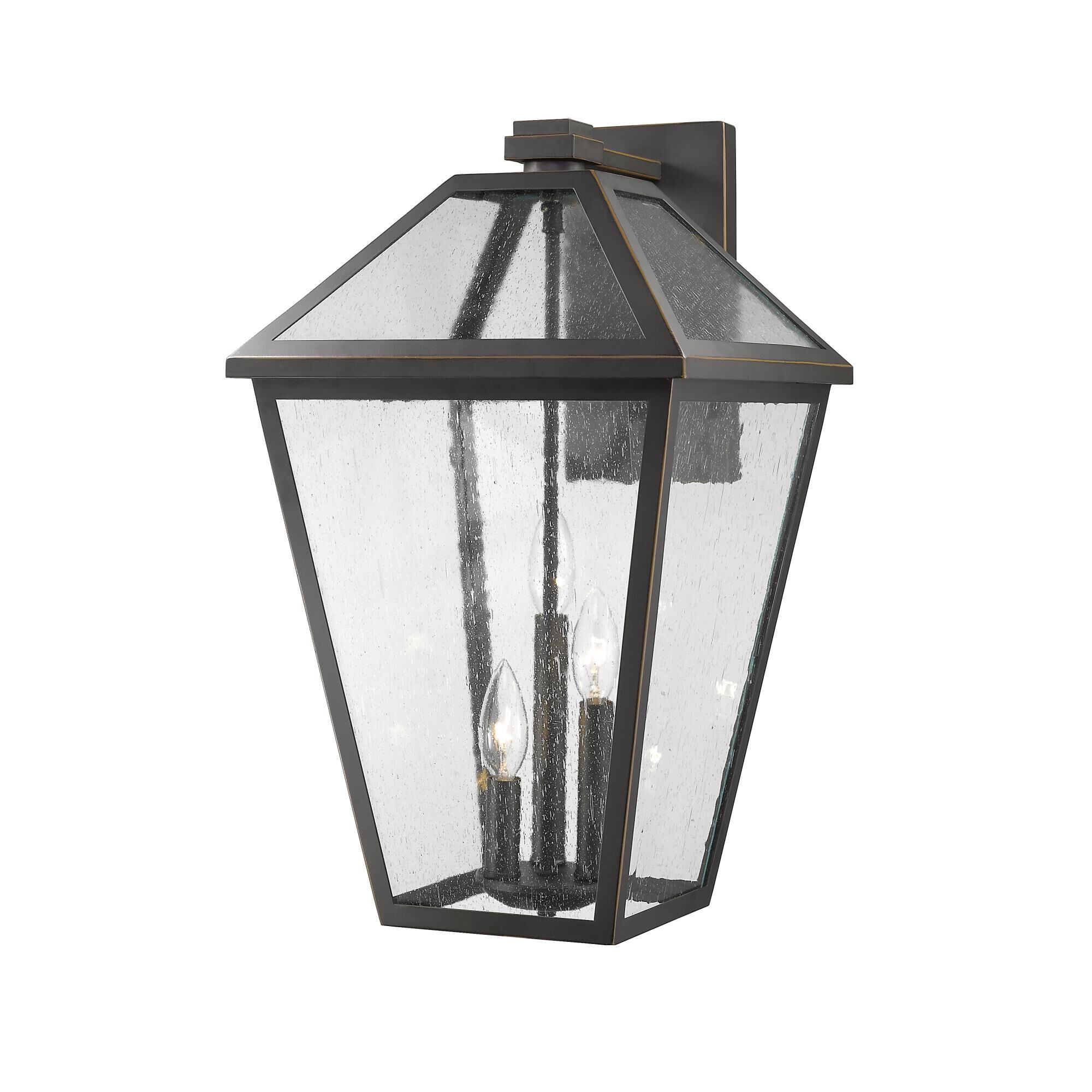 Talbot 21 Inch Tall 3 Light Outdoor Wall Light by Z-Lite
