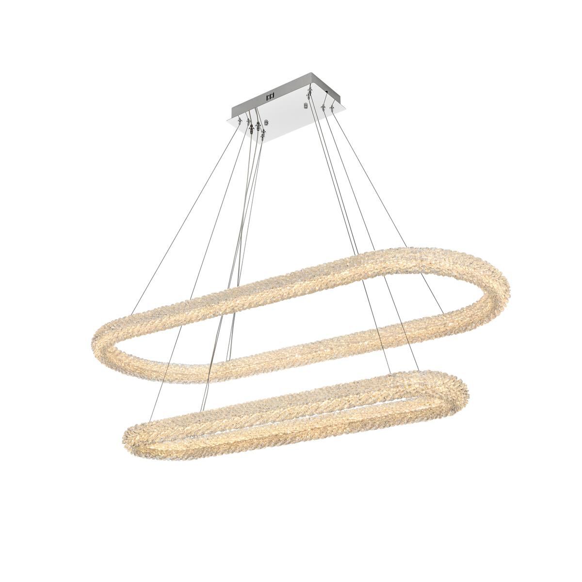 Bowen 51 Inch Linear Suspension Light by Elegant Lighting