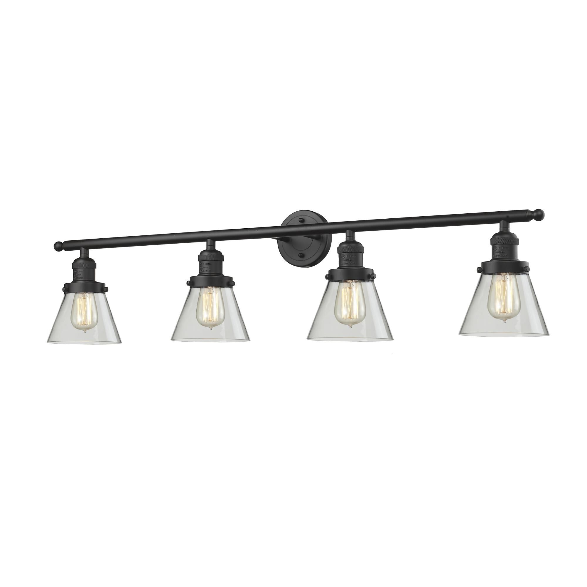Bruno Marashlian Small Cone 42 Inch 4 Light Bath Vanity Light by Innovations Lighting