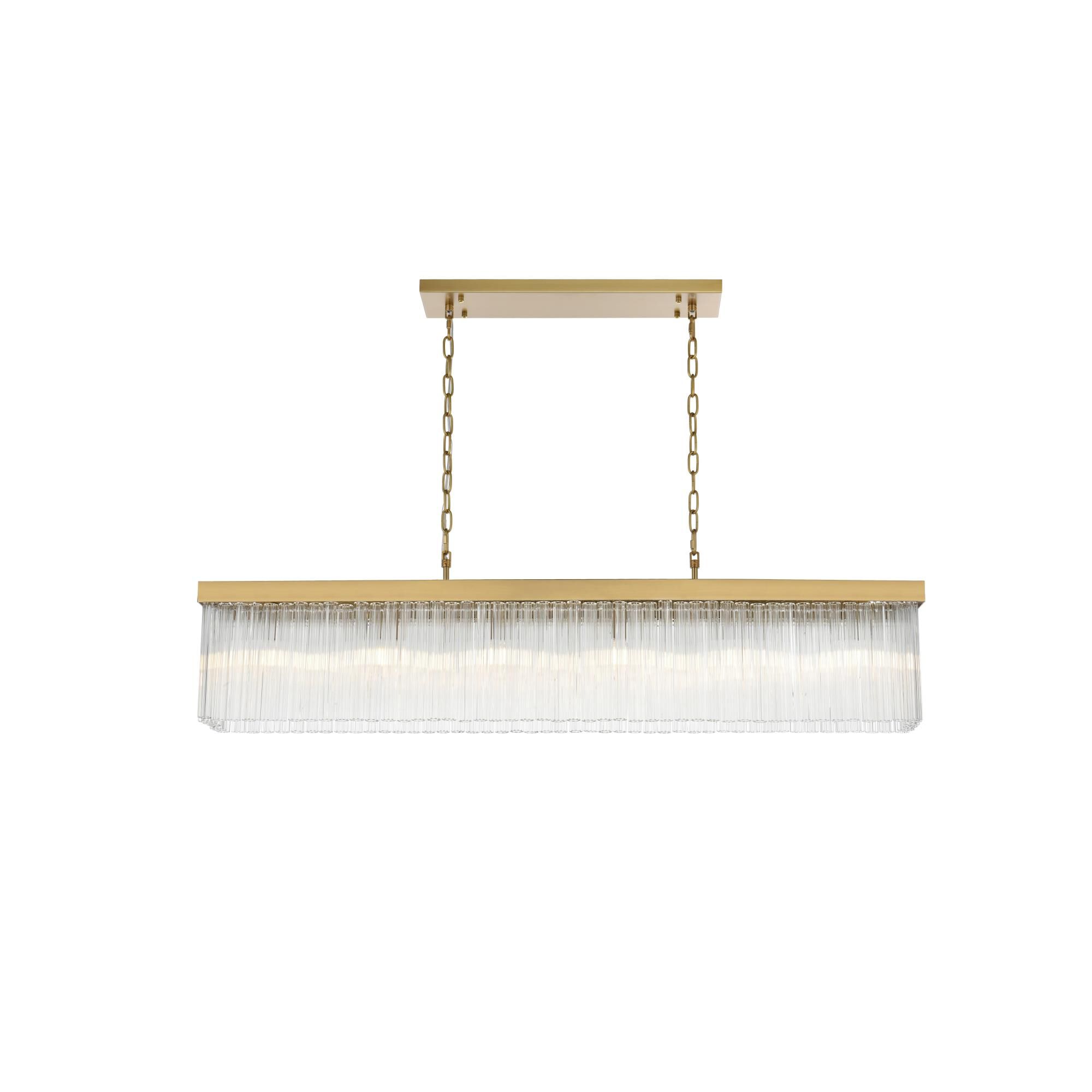 Shown in Satin Gold And Clear finish and Rc crystal