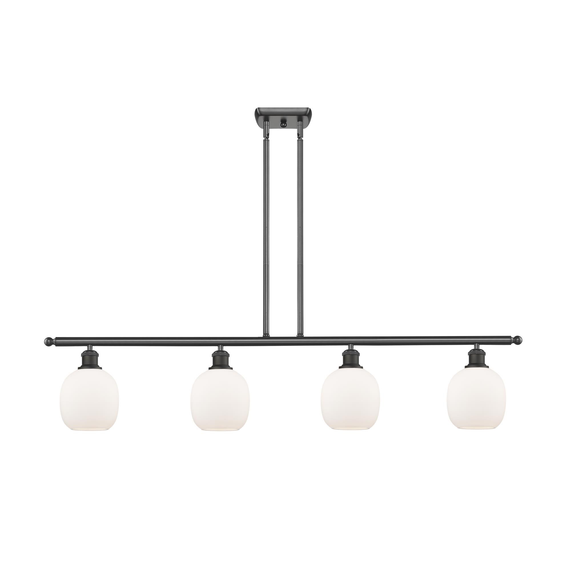 Shown in Oil Rubbed Bronze finish and Matte White - Sphere glass