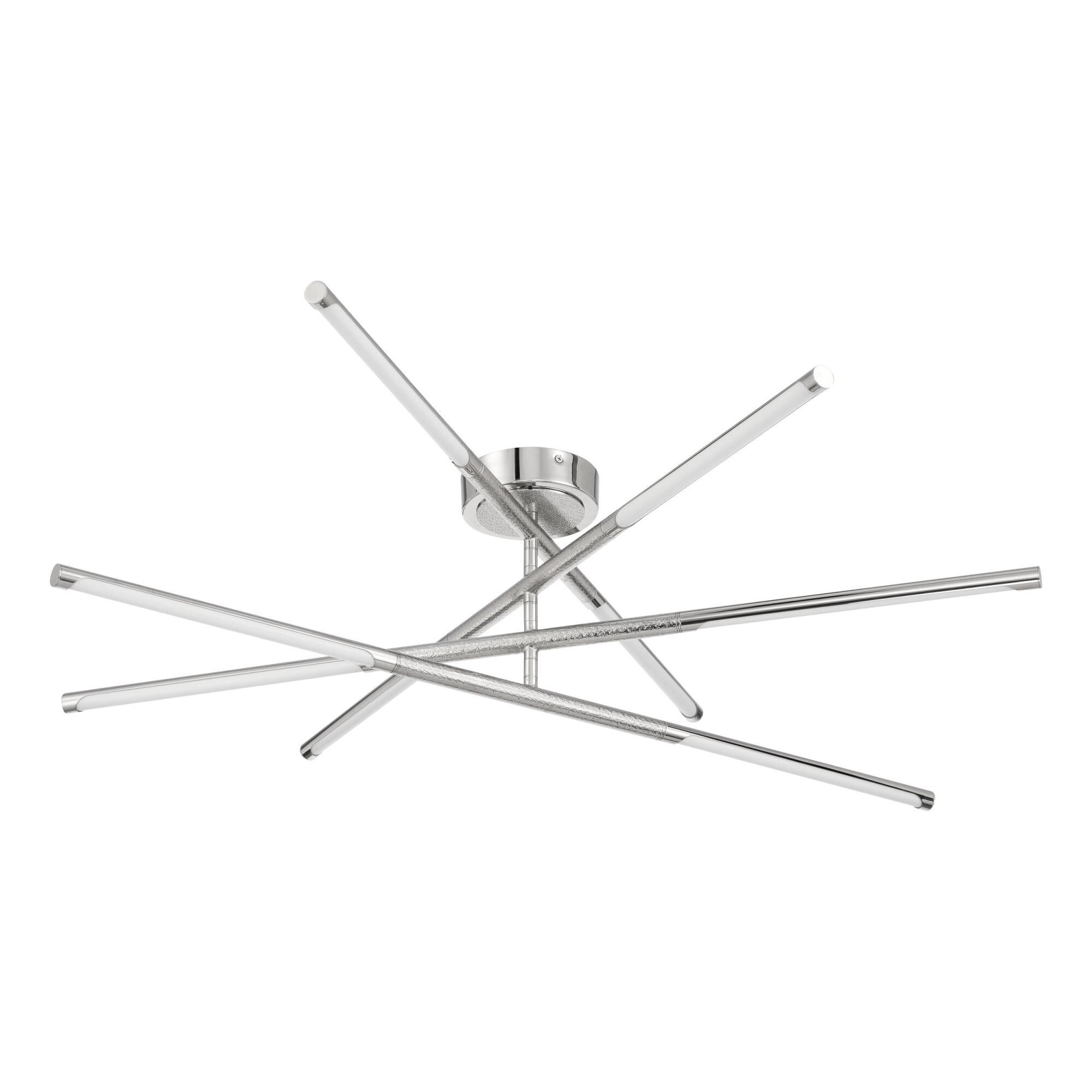 Shown in Polished Nickel finish and White glass