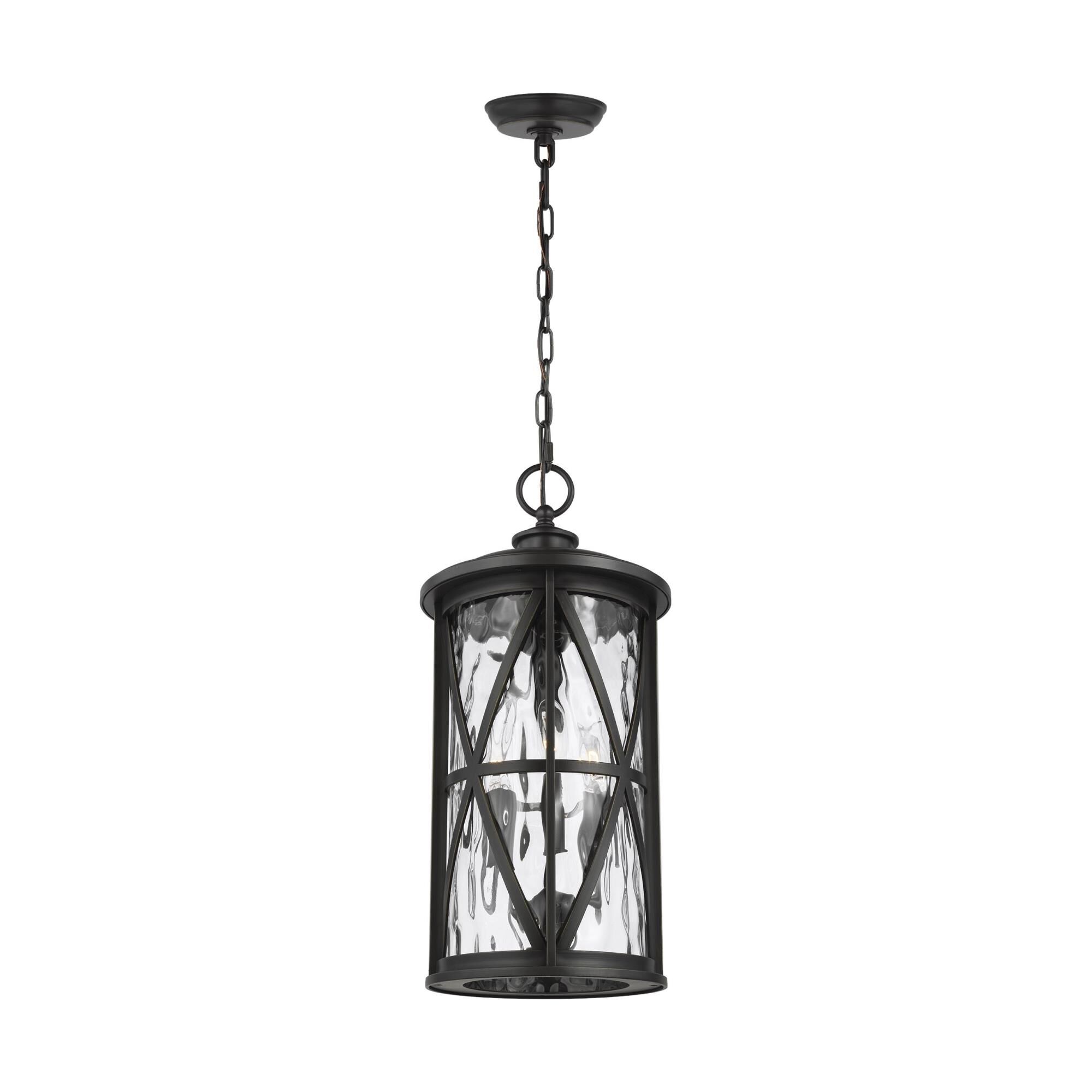 Millbrooke 21 Inch Tall 3 Light Outdoor Hanging Lantern by Generation Lighting