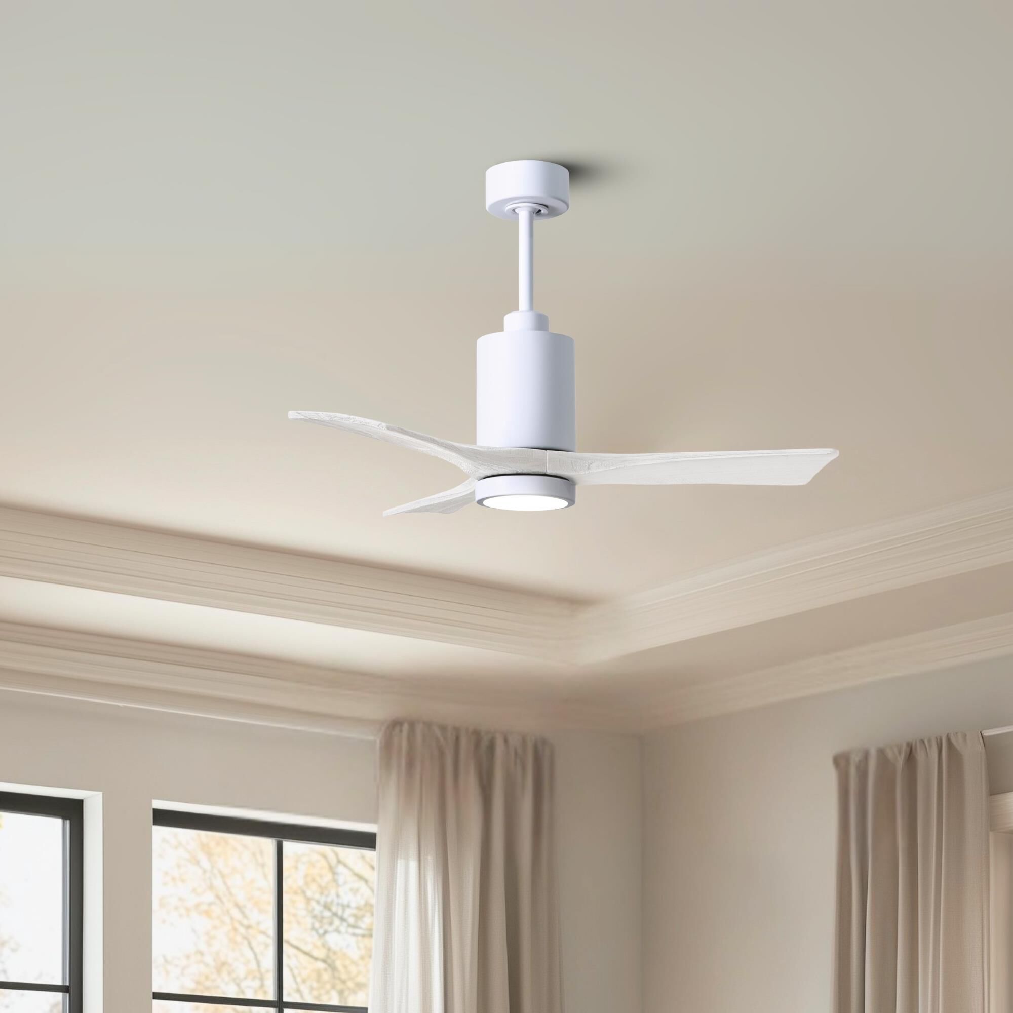 Patricia 42 Inch Ceiling Fan with Light Kit by Matthews Fan Company