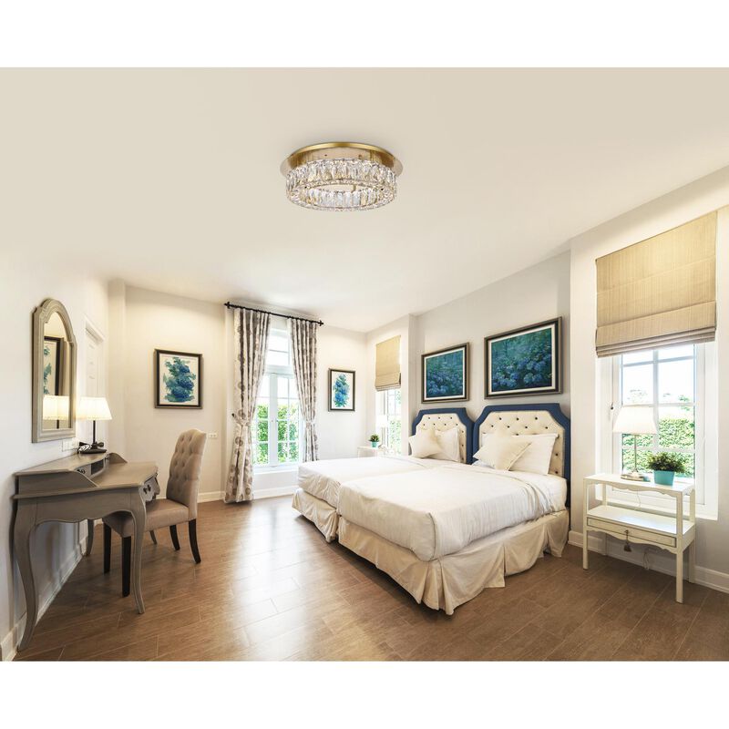 Monroe Semi Flush Mount by Elegant Lighting