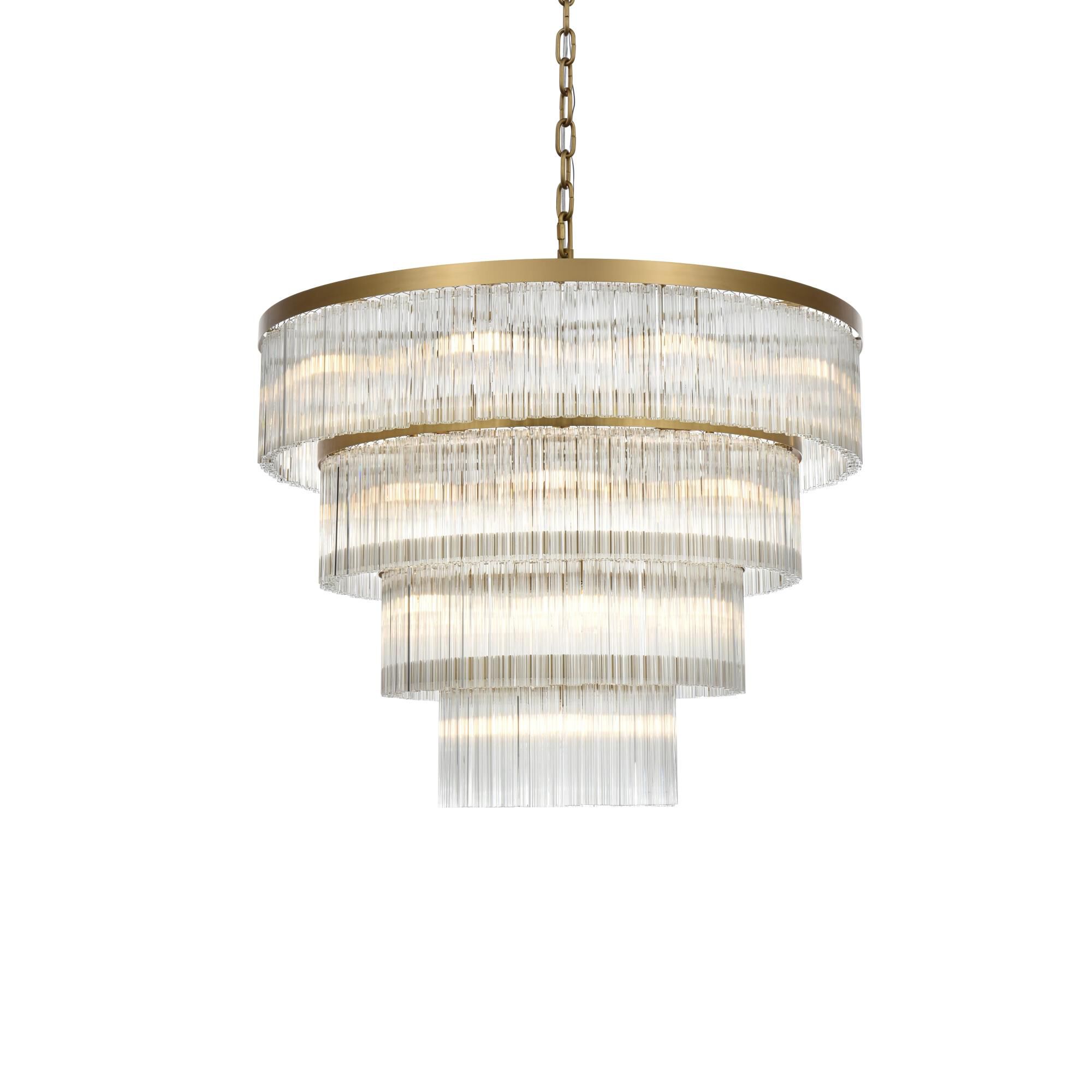 Harlow 40 Inch Chandelier by Elegant Lighting