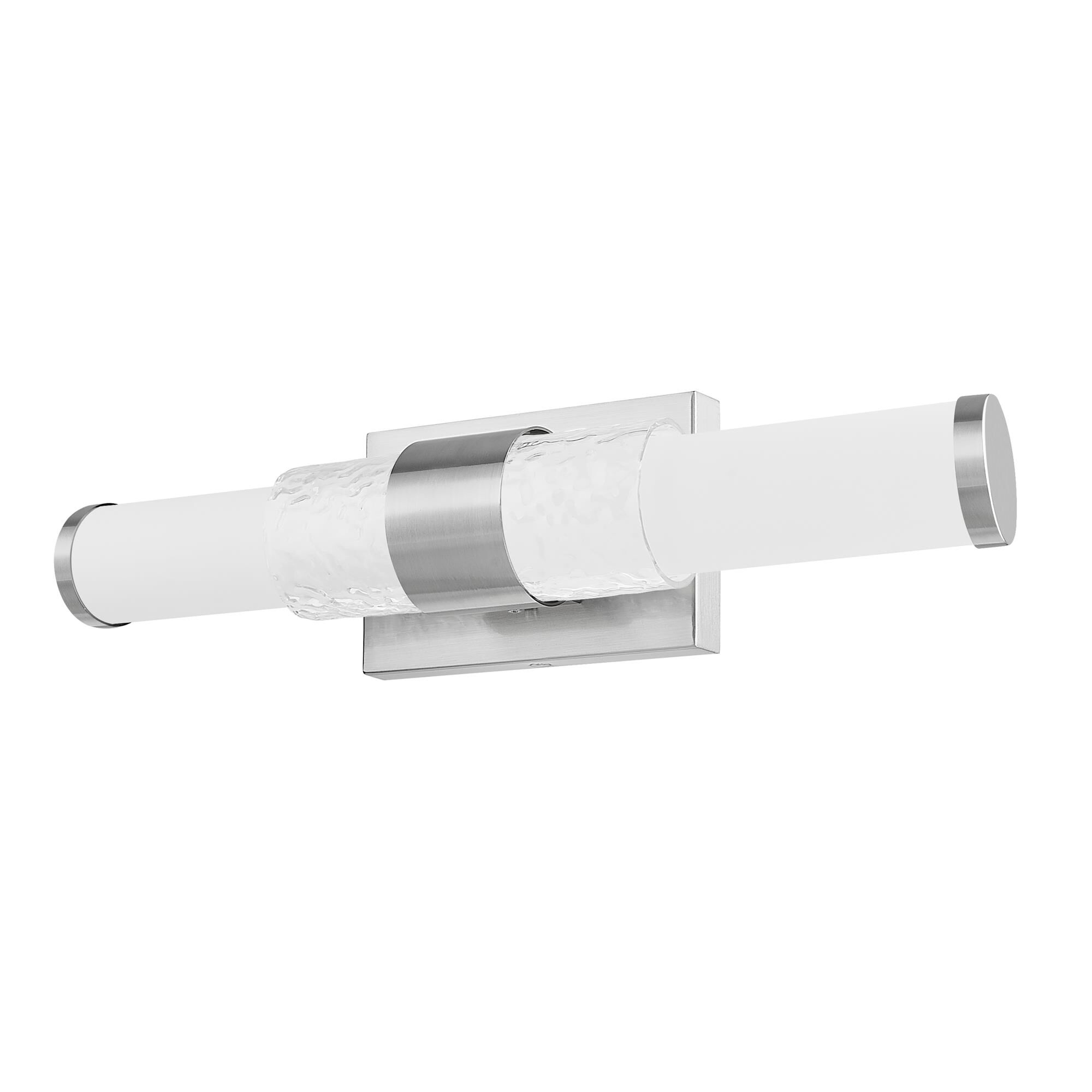 Shown in Brushed Nickel finish and Matte Opal glass and Matte Opal shade