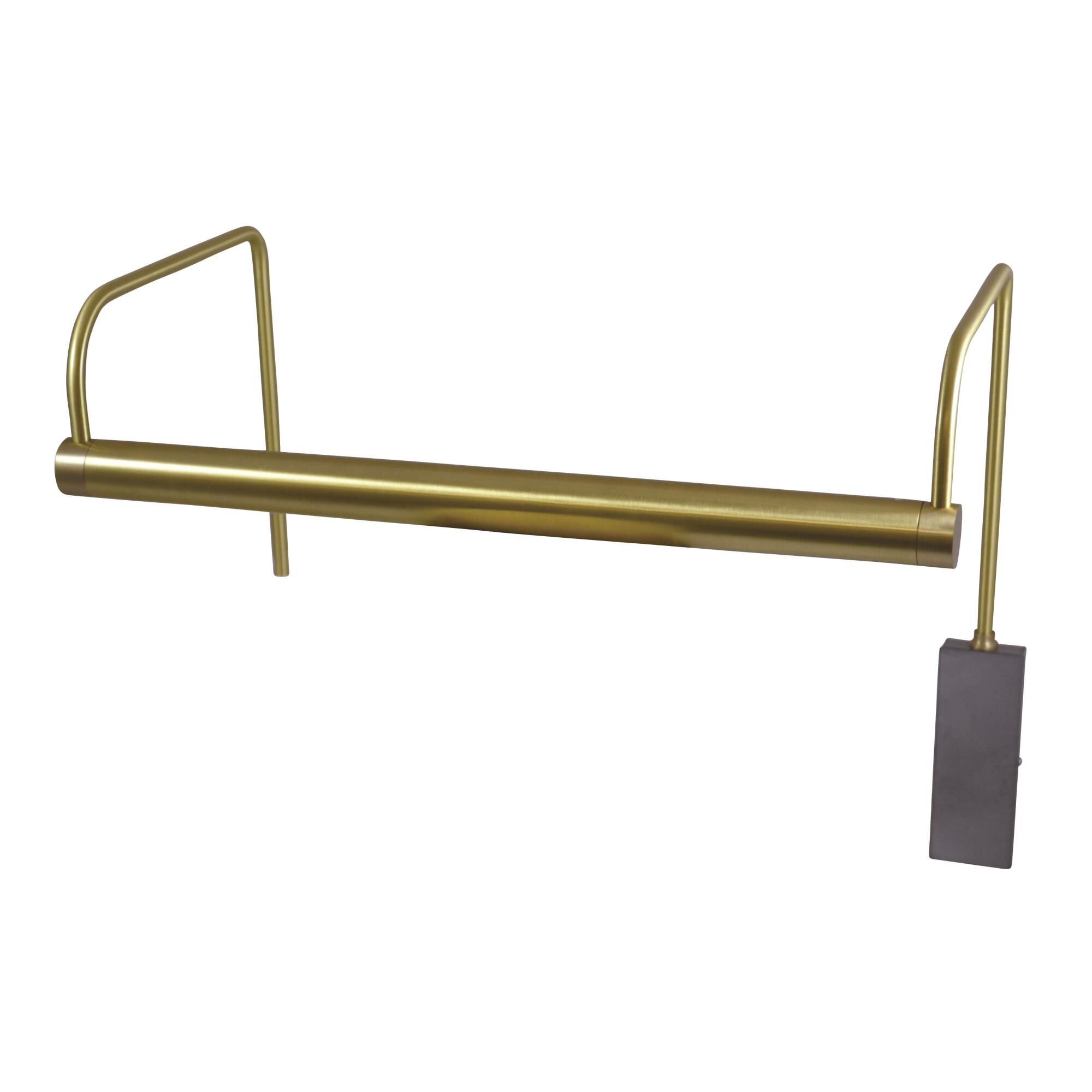 Shown in Satin Brass finish and Metal shade