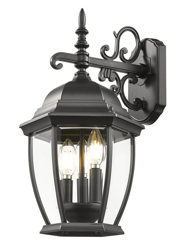 Wexford 17 Inch Tall 3 Light Outdoor Wall Light by Acclaim Lighting