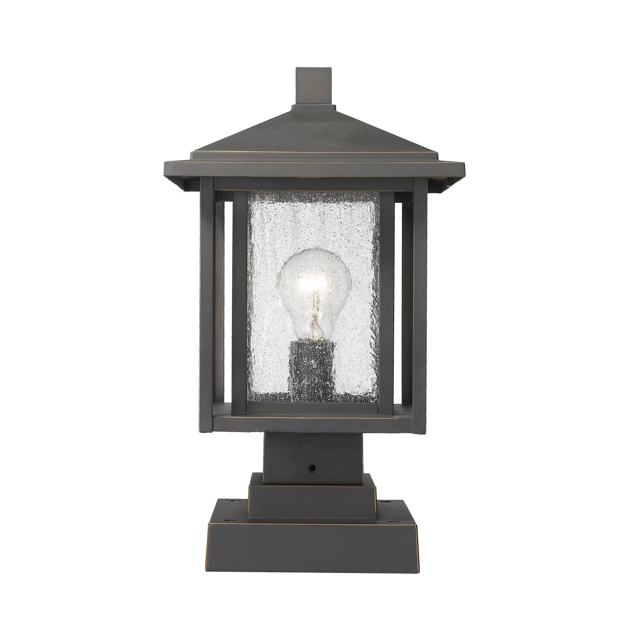 Z-Lite Aspen 16 Inch Tall Outdoor Pier Lamp - Clearance