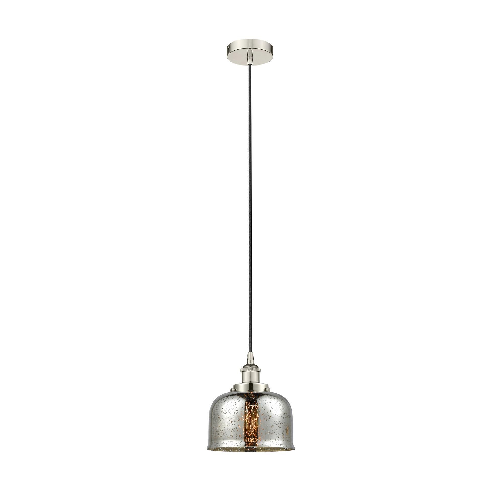 Shown in Polished Nickel finish and Silver Plated Mercury glass
