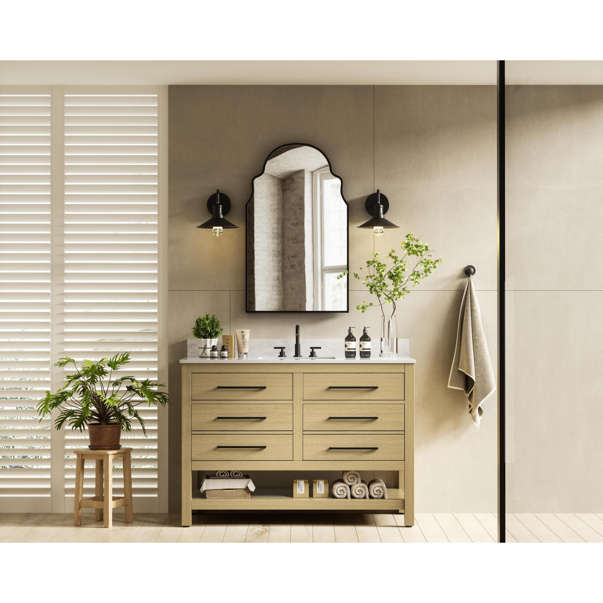 Shown in Honey Brown finish