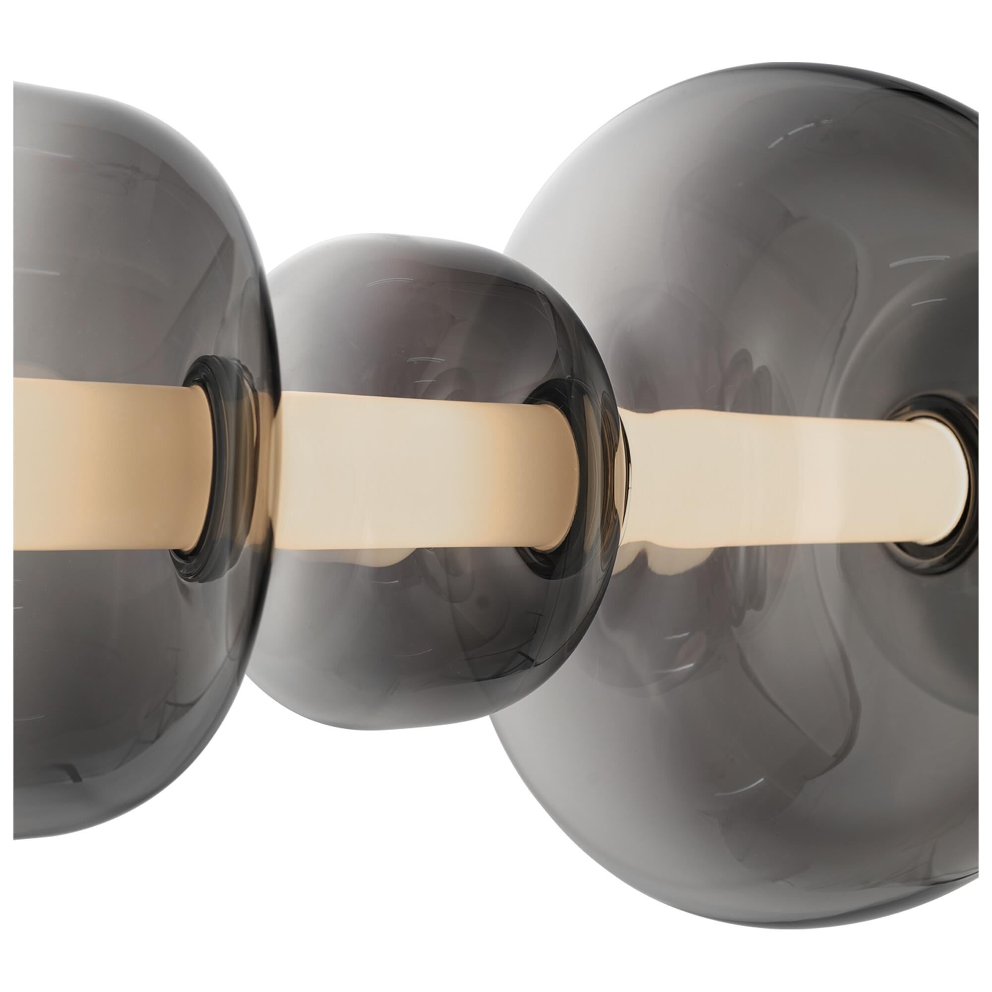 Shown in Black finish and Smoke Ombre glass