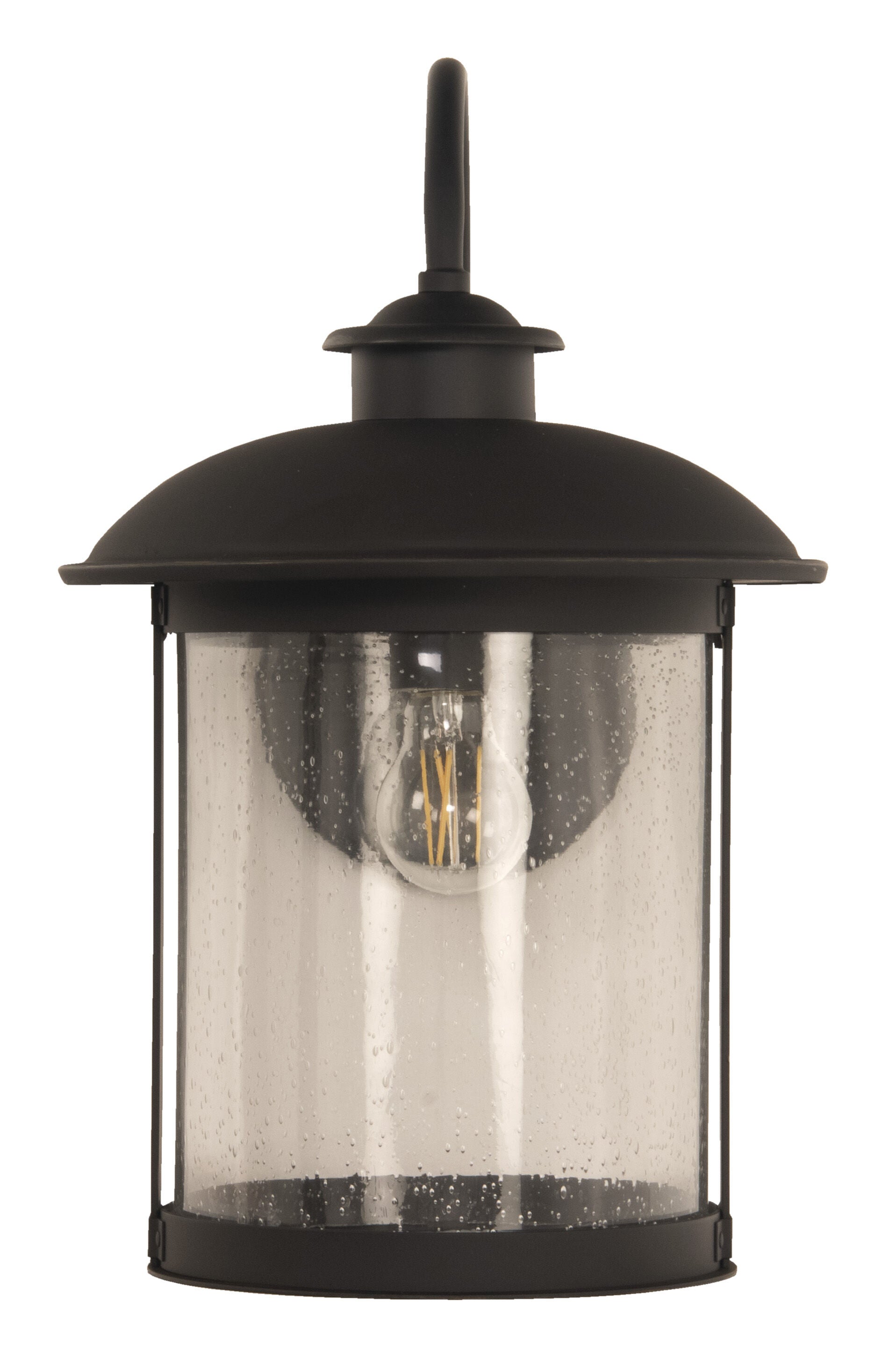 Shown in Dark Bronze Gilded finish and Cylinder glass and Cylinder shade