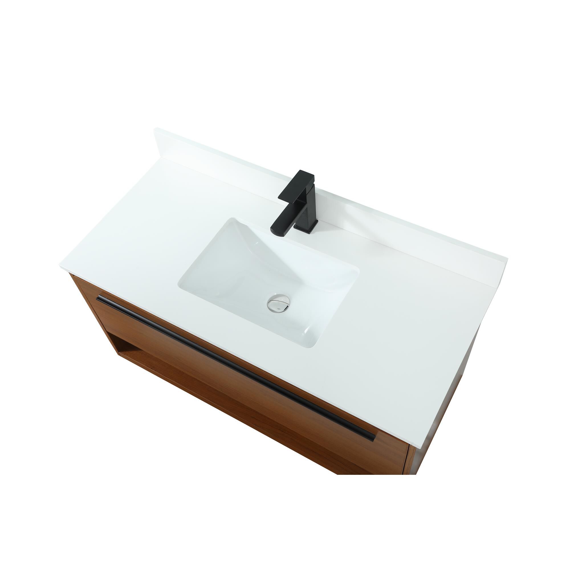 Shown in Teak finish