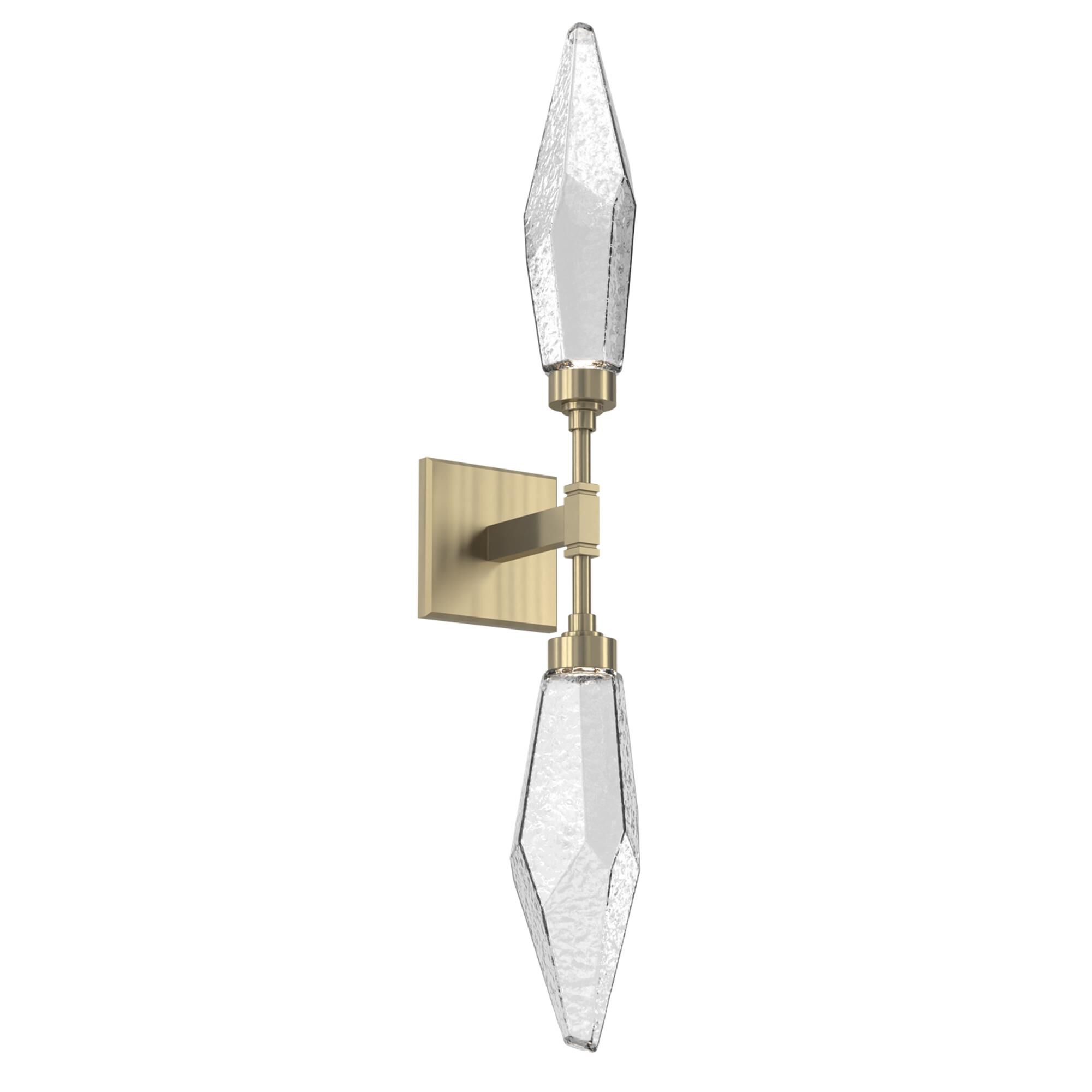 Rock Crystal 29 Inch LED Wall Sconce by Hammerton Studio
