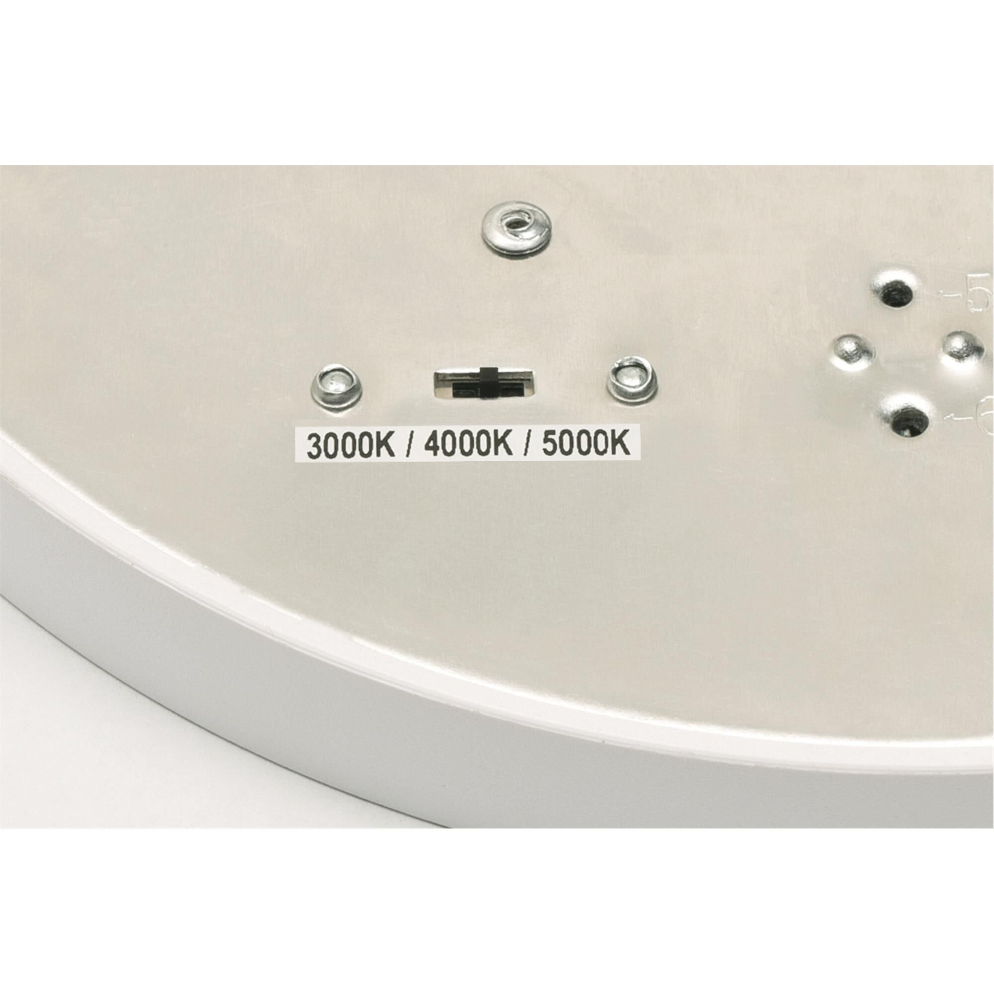Shown in White finish and Frosted Acrylic glass