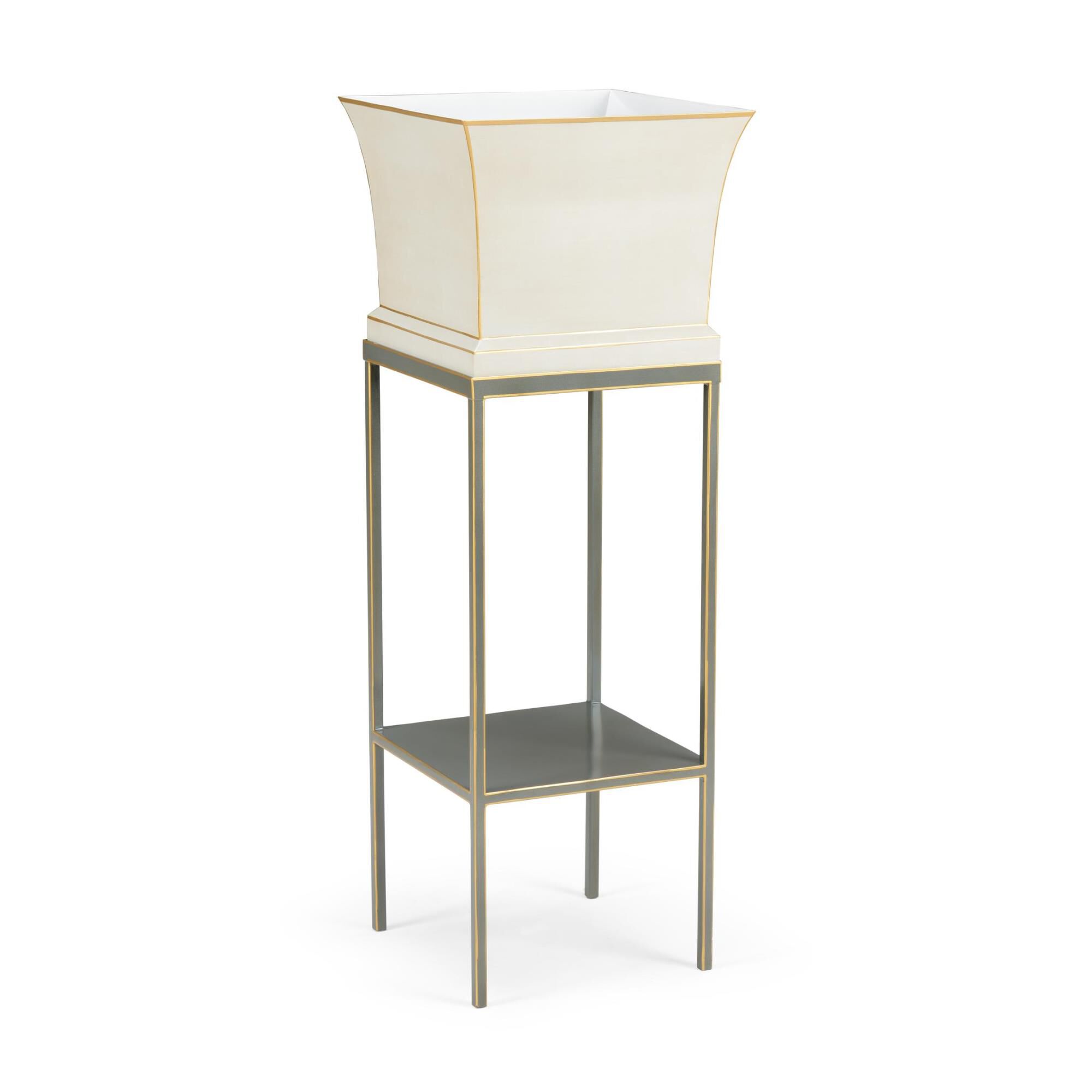 Shown in Antique Gray, Charcoal and Gold finish