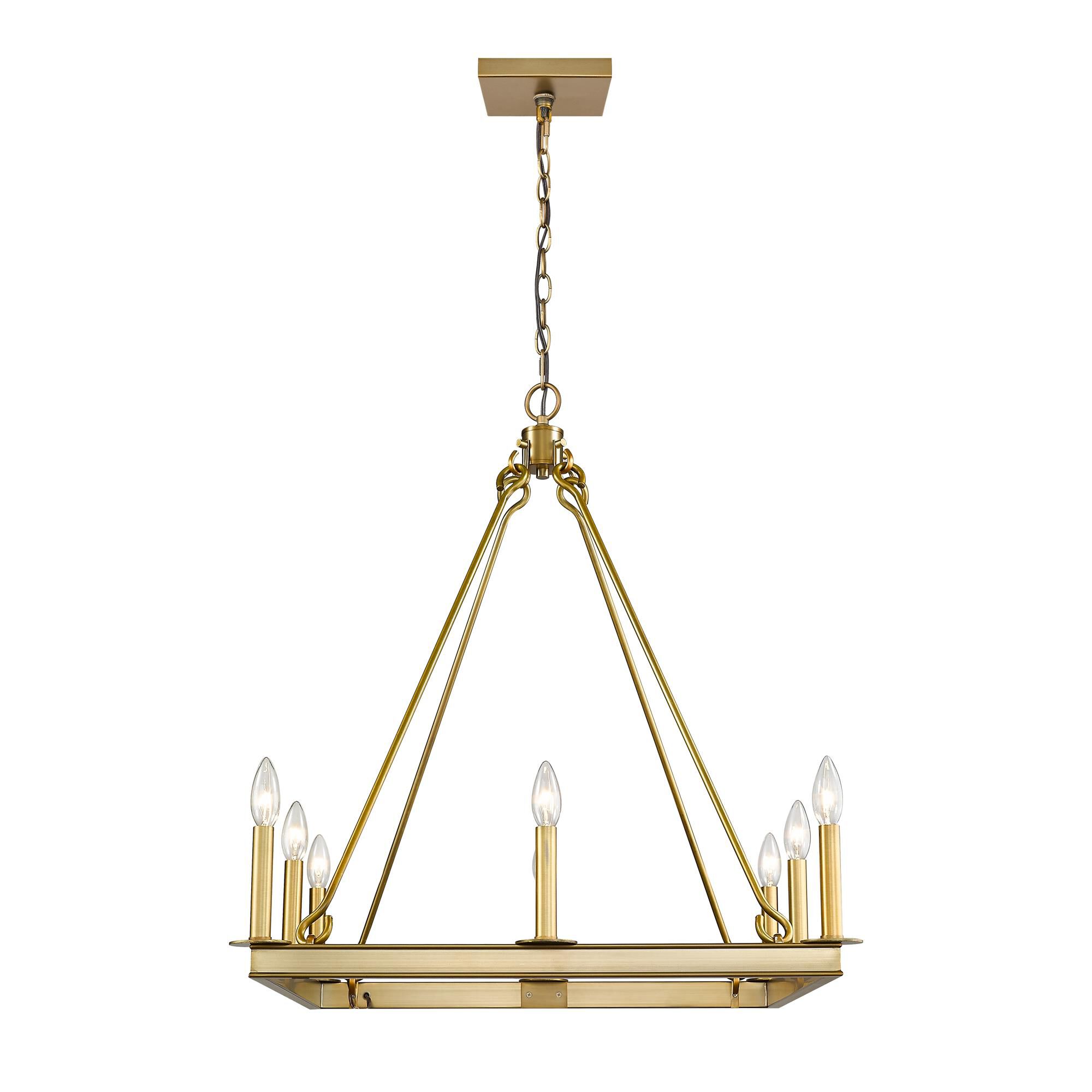 Shown in Olde Brass finish and --- glass and --- shade