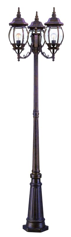 Chateau 85 Inch Tall 3 Light Outdoor Post Lamp by Acclaim Lighting