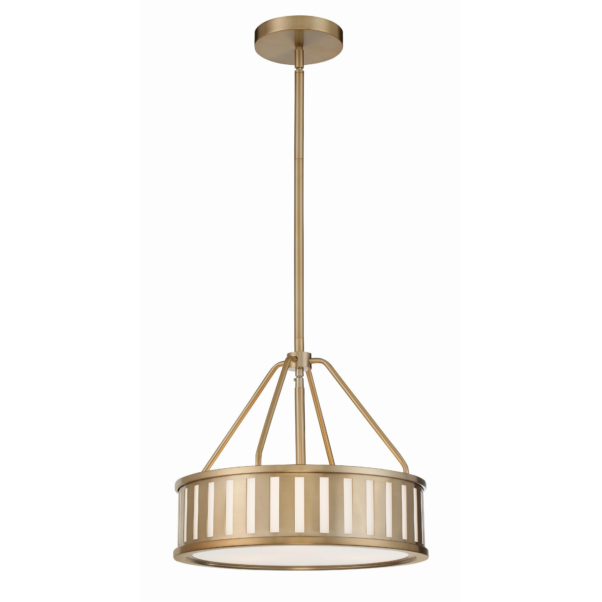 Kendal 15 Inch 3 Light Mini Chandelier by Crystorama