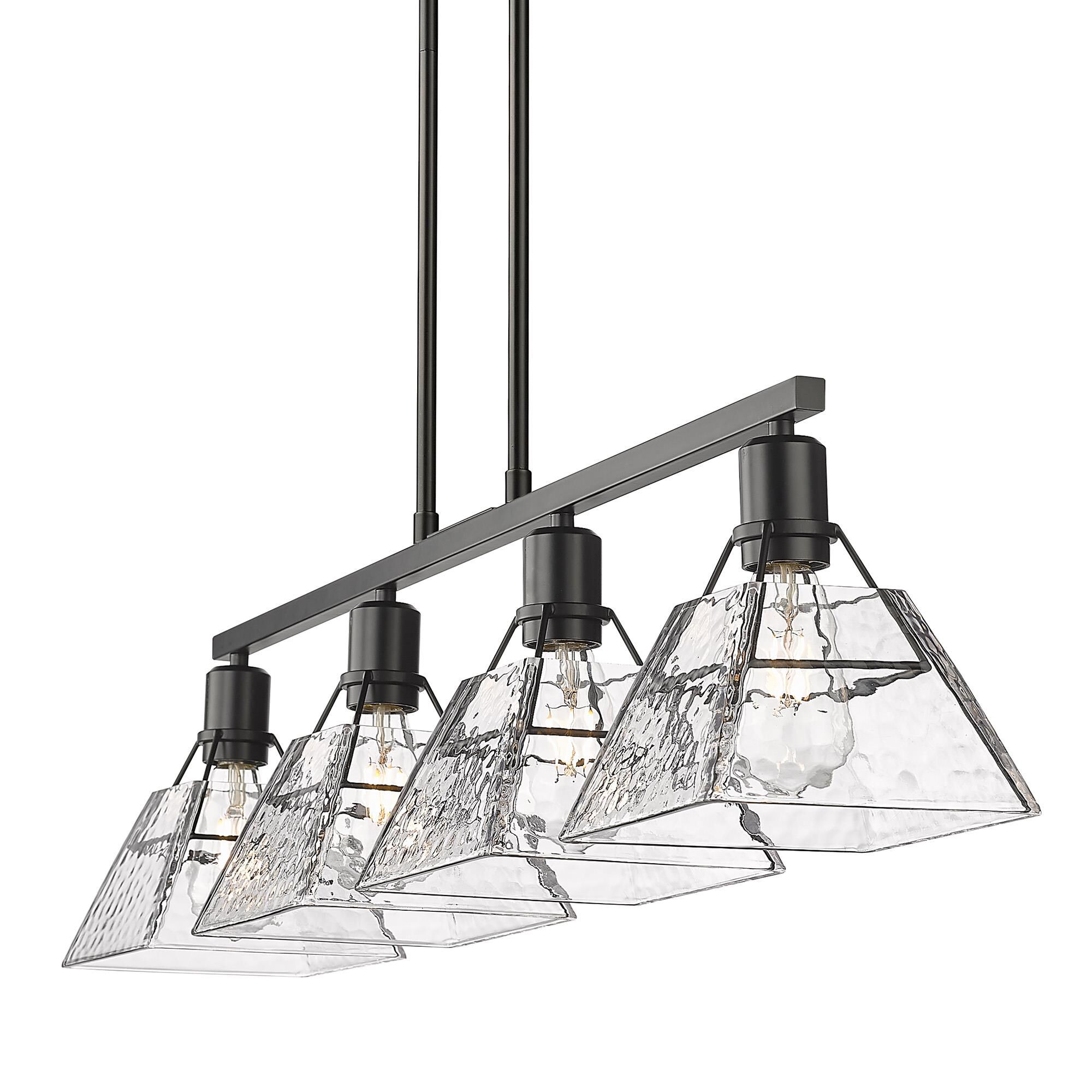 Kepler 39 Inch 4 Light Linear Suspension Light by Golden Lighting