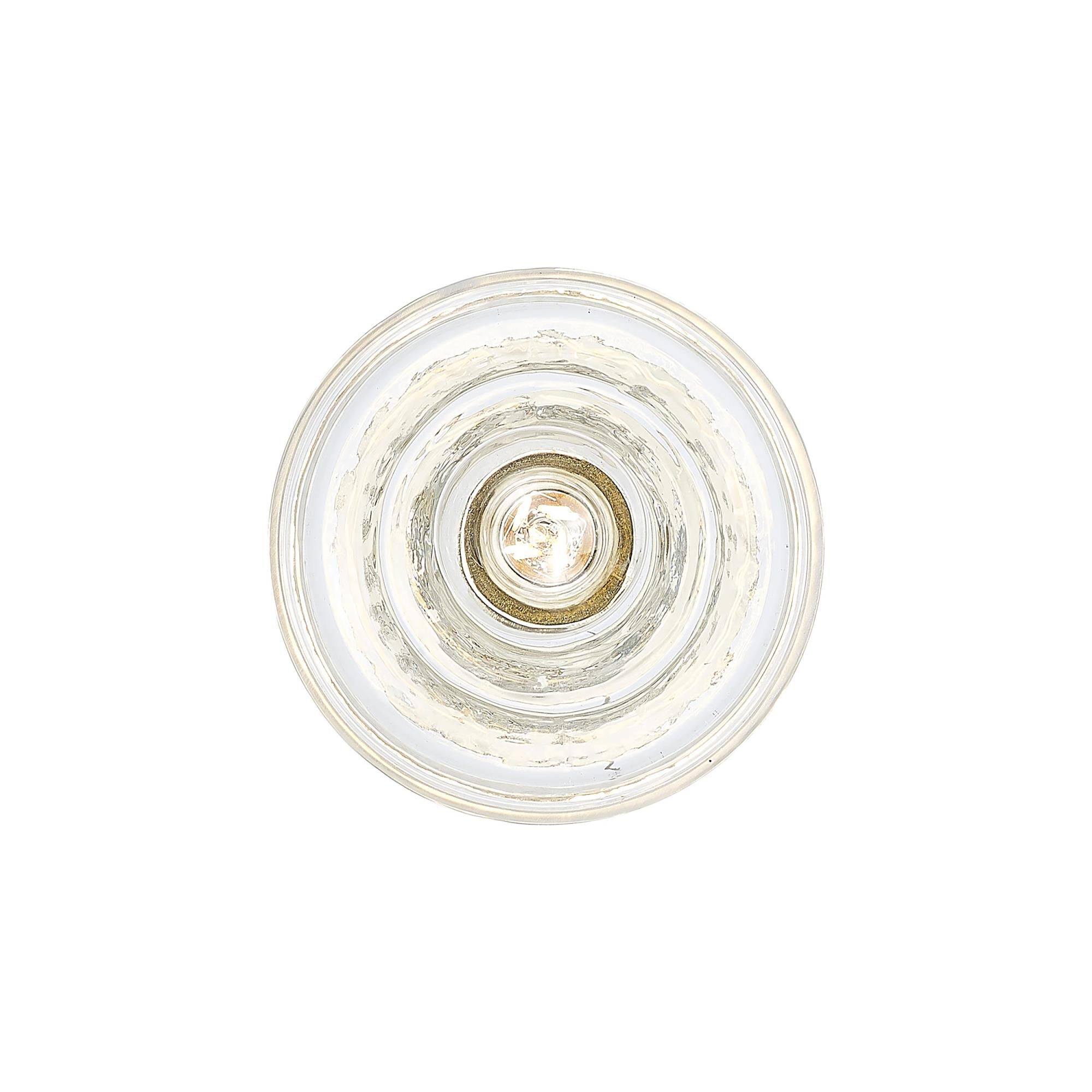 Shown in Antique Black Iron finish and Hammered Water glass