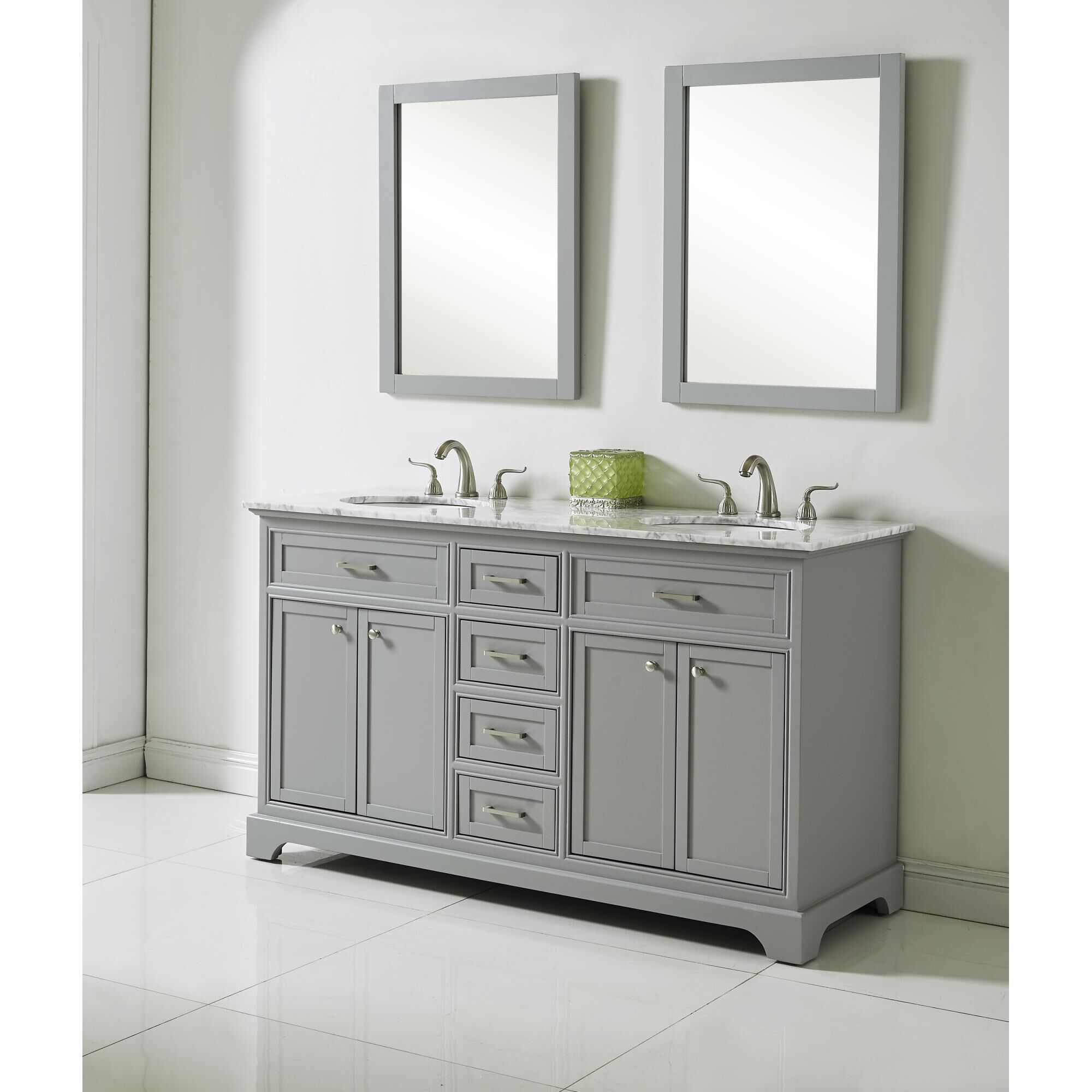 Shown in Light Grey finish