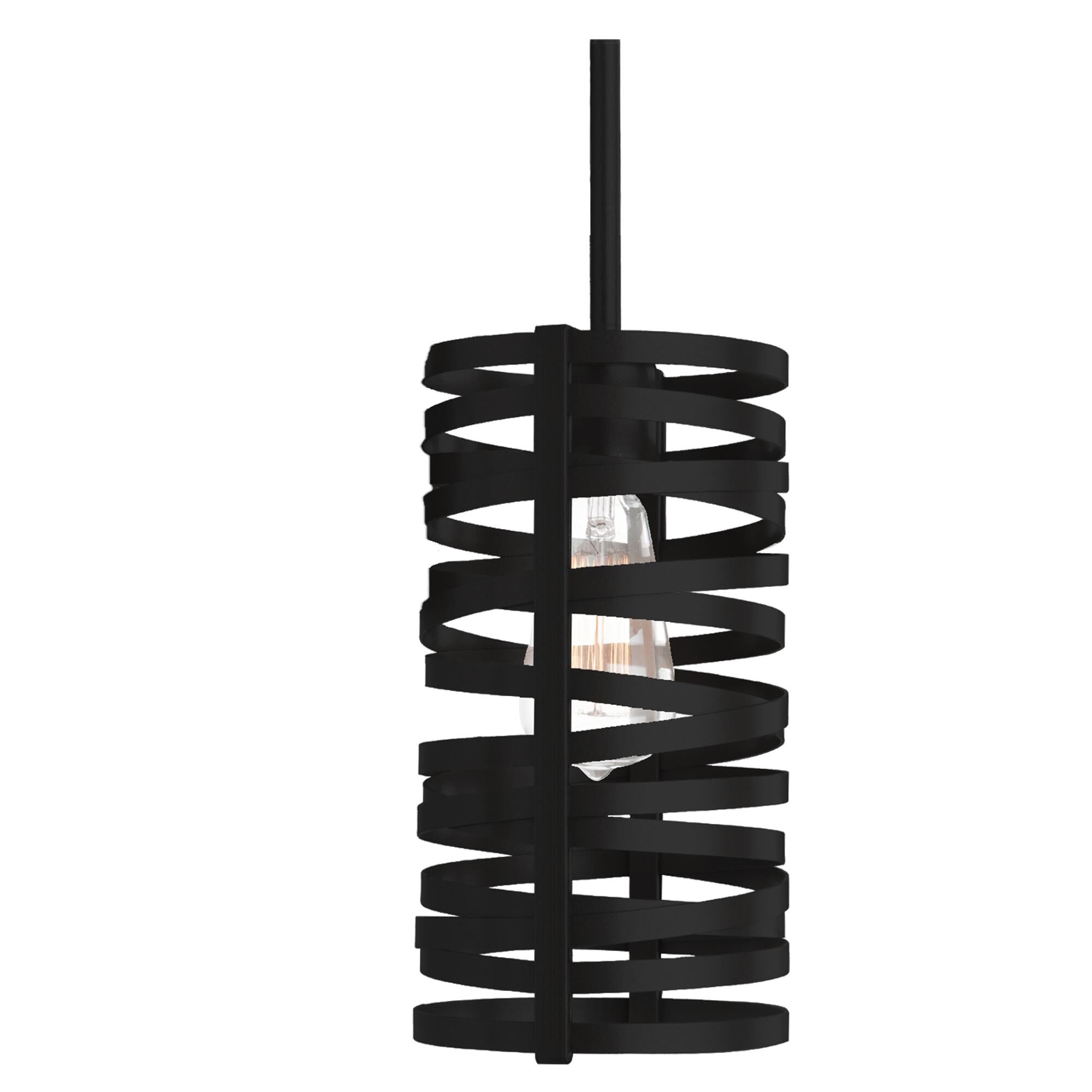 Shown in Matte Black finish and Matte Black glass