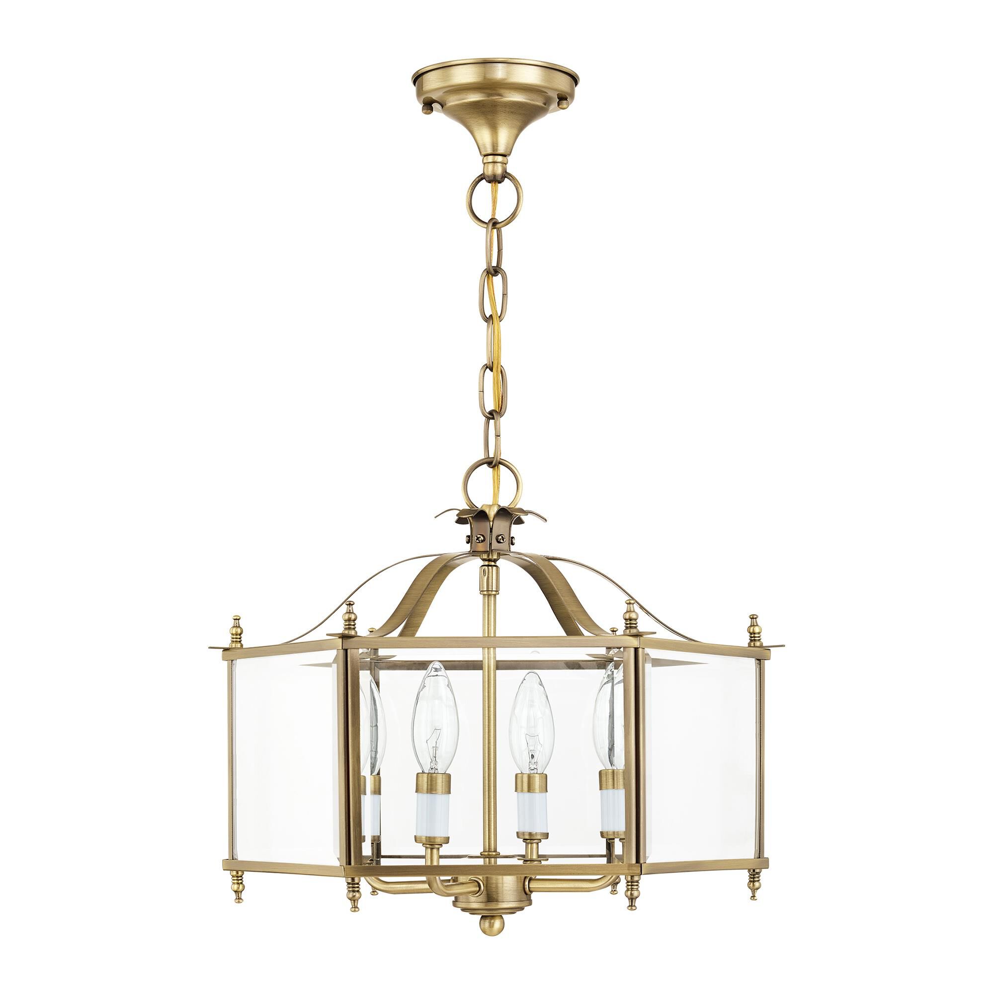 Livingston 15 Inch Cage Pendant by Livex Lighting